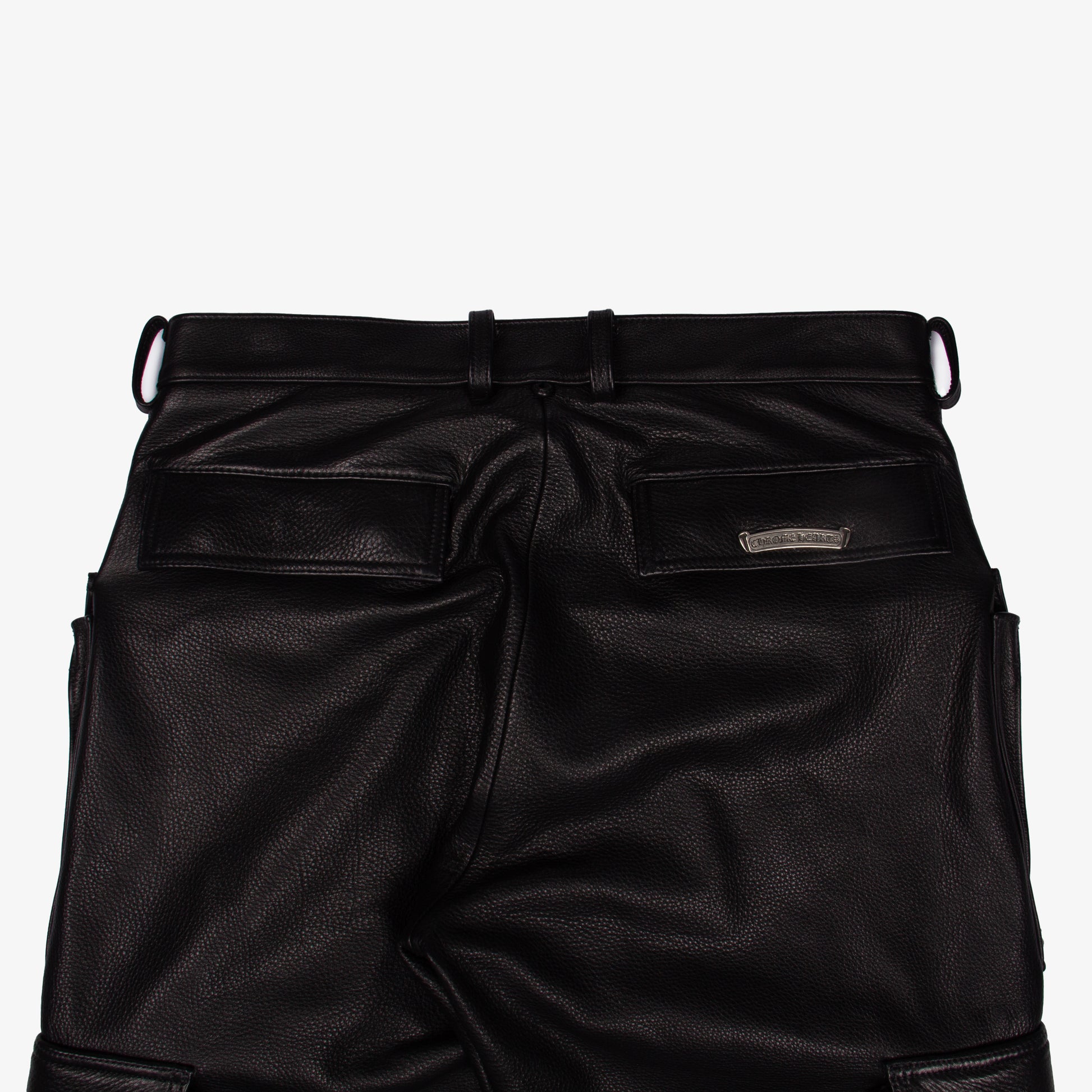 FULL LEATHER CARGO PANT