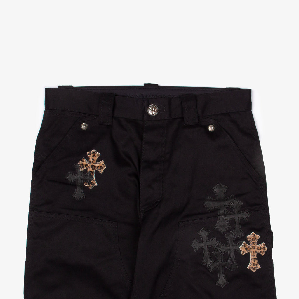 MIXED LEOPARD CROSS PATCH CARPENTER