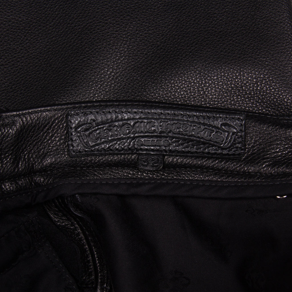 FULL LEATHER CARGO PANT