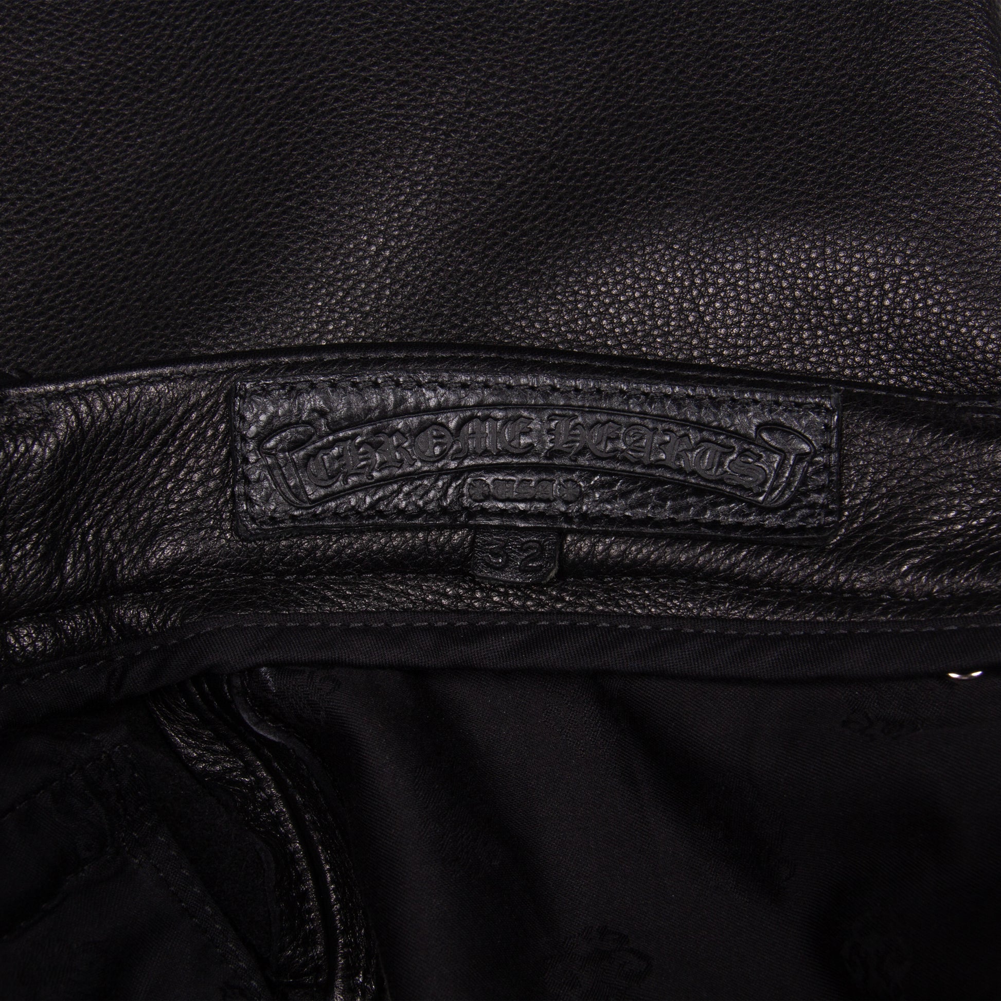 FULL LEATHER CARGO PANT