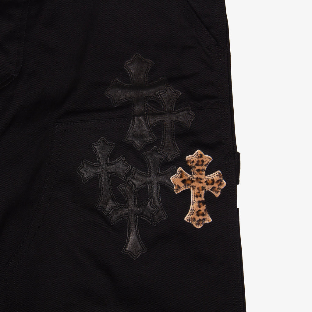 MIXED LEOPARD CROSS PATCH CARPENTER