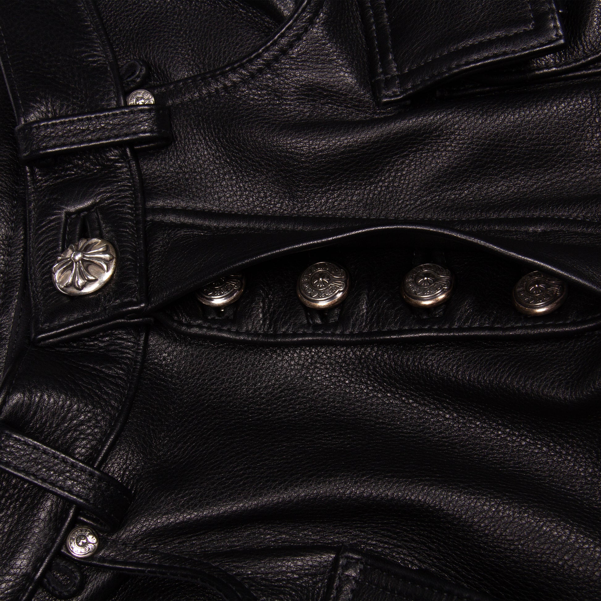 FULL LEATHER CARGO PANT