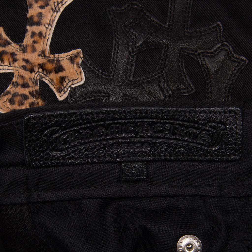 MIXED LEOPARD CROSS PATCH CARPENTER