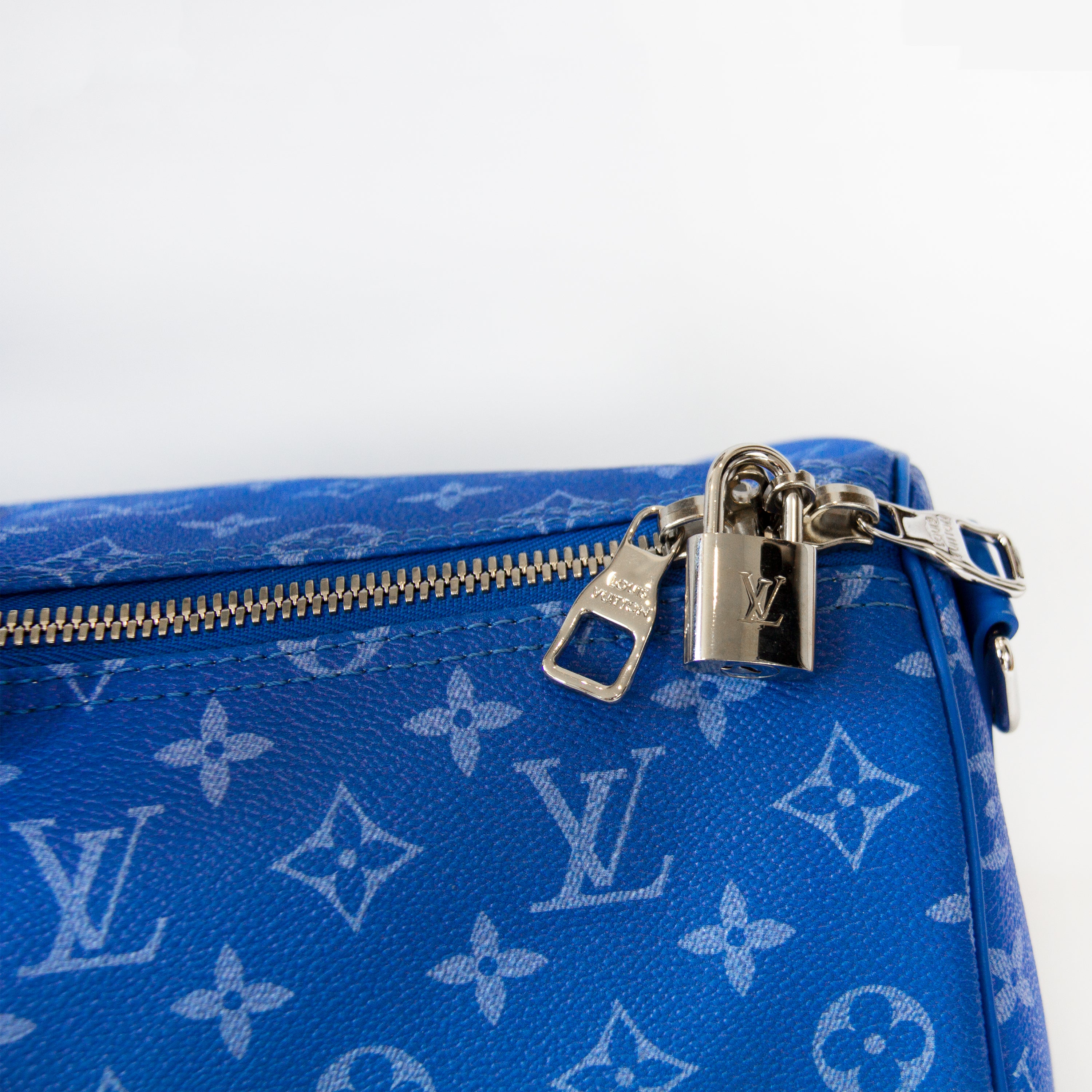 Louis Vuitton 2020 Monogram Clouds Keepall 50 - Blue Carry-Ons
