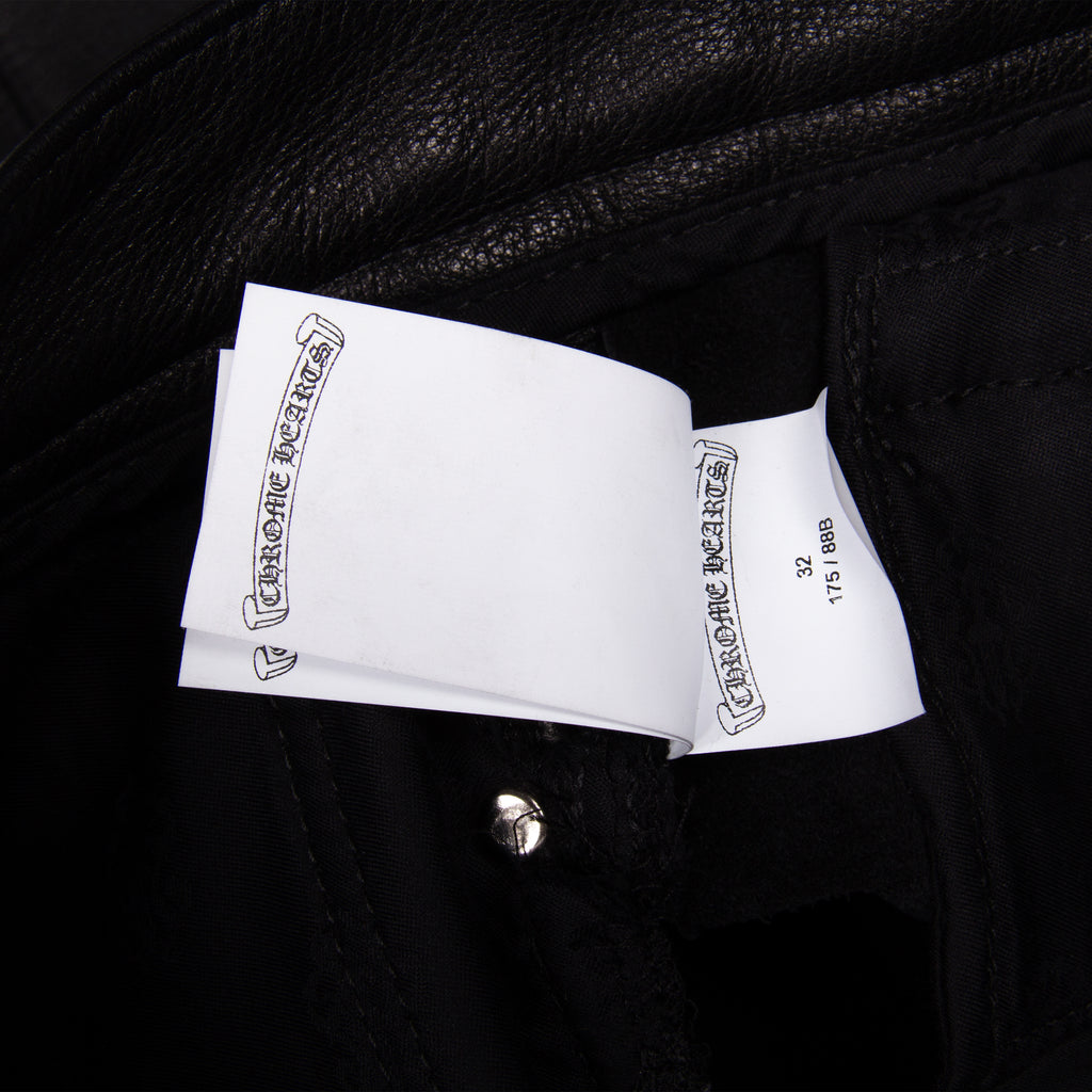 FULL LEATHER CARGO PANT