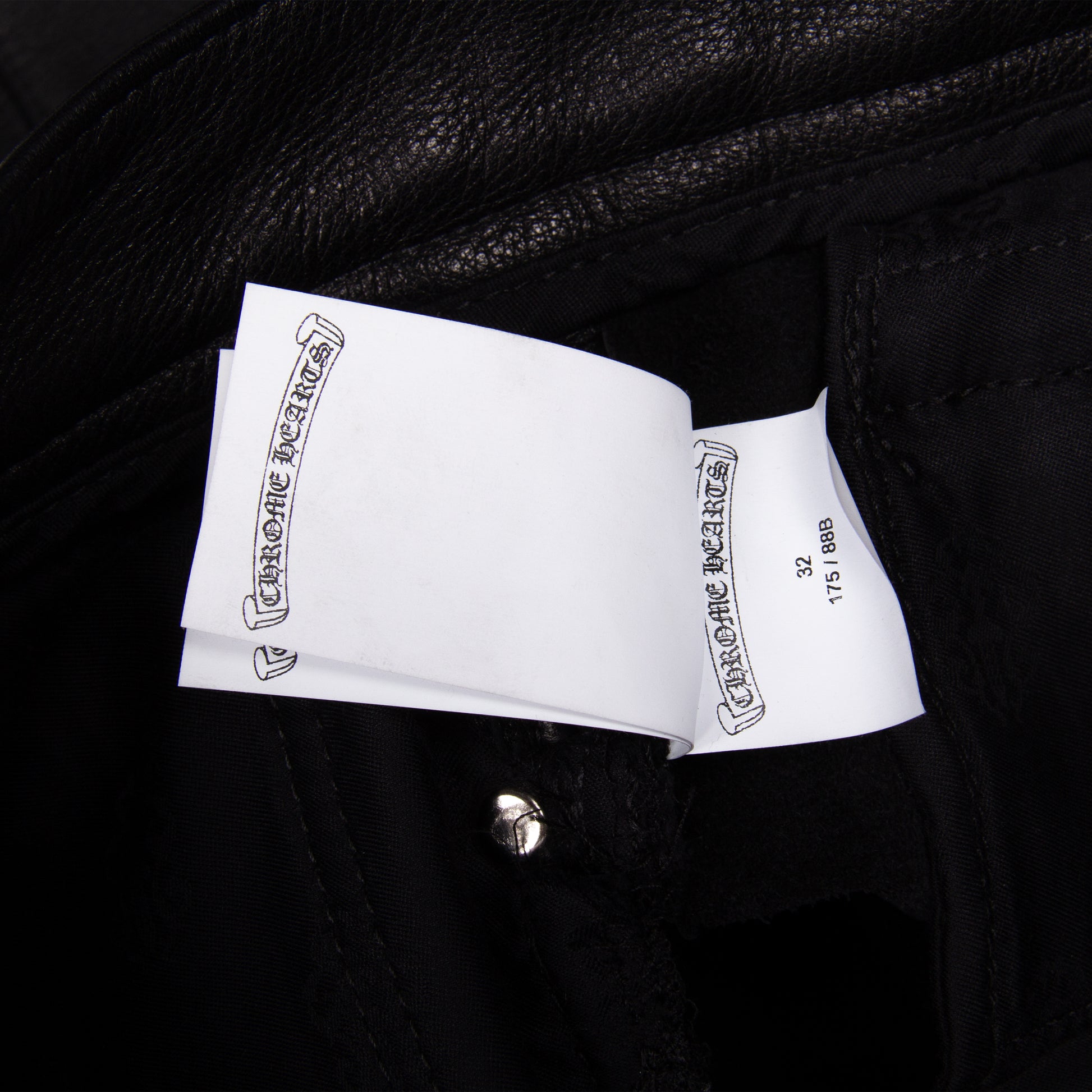 FULL LEATHER CARGO PANT