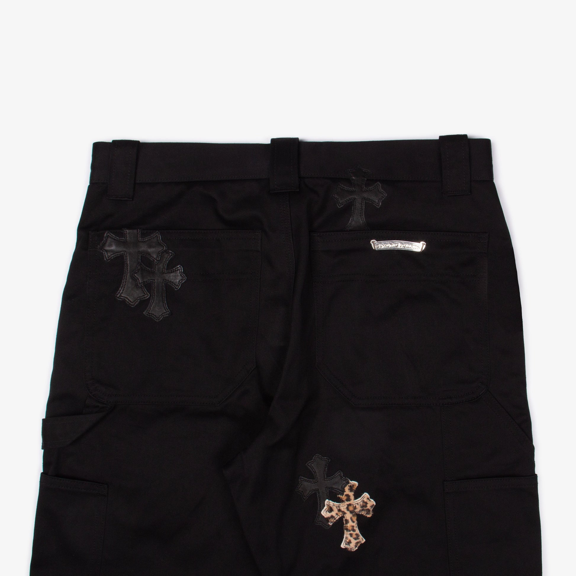 MIXED LEOPARD CROSS PATCH CARPENTER