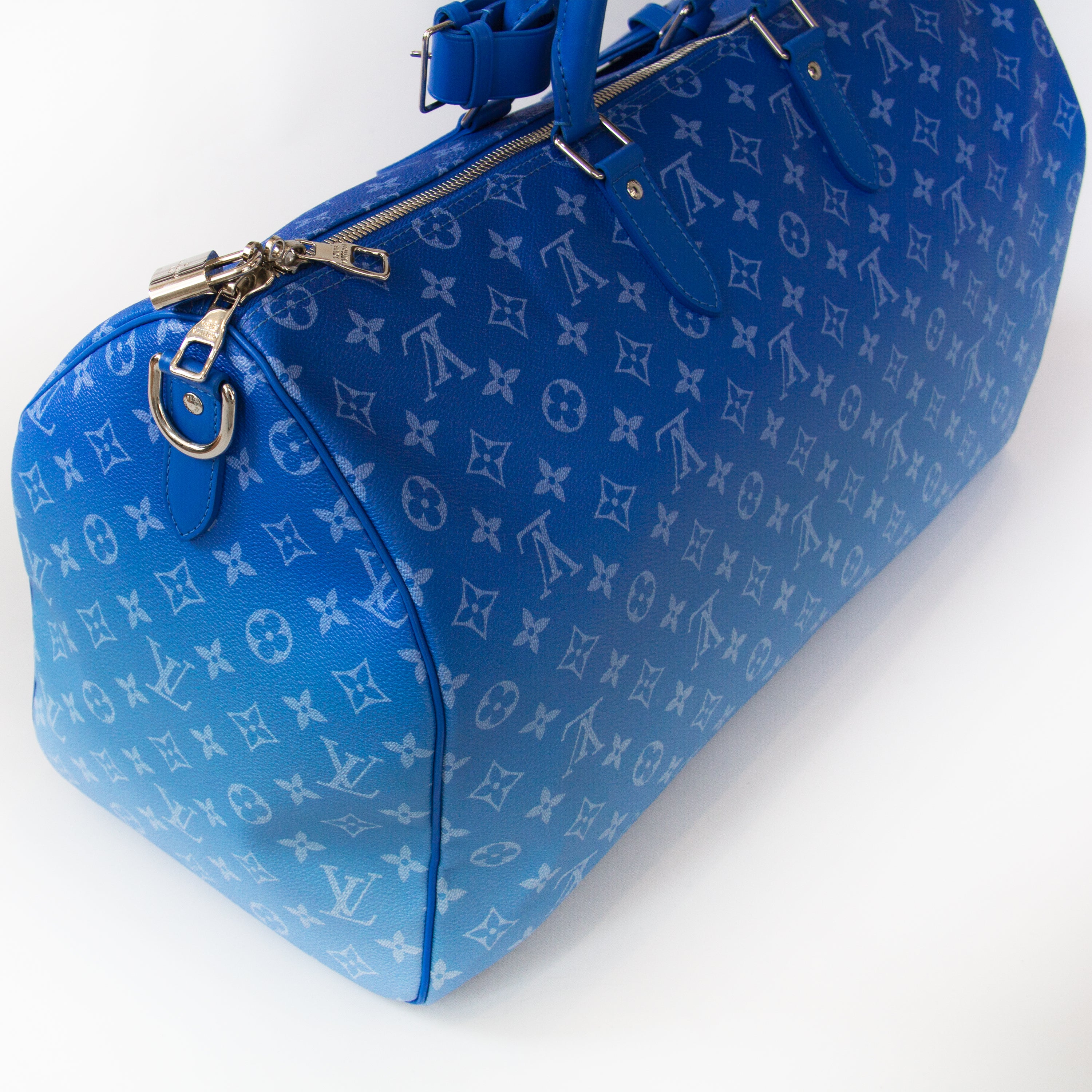Louis Vuitton Keepall Bandouliere Bag Limited Edition Monogram Clouds 50