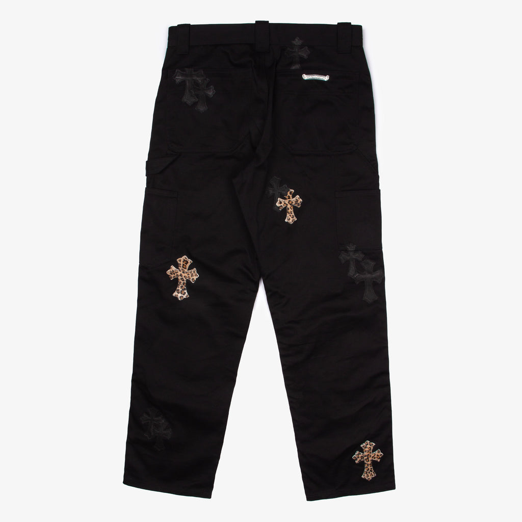 MIXED LEOPARD CROSS PATCH CARPENTER