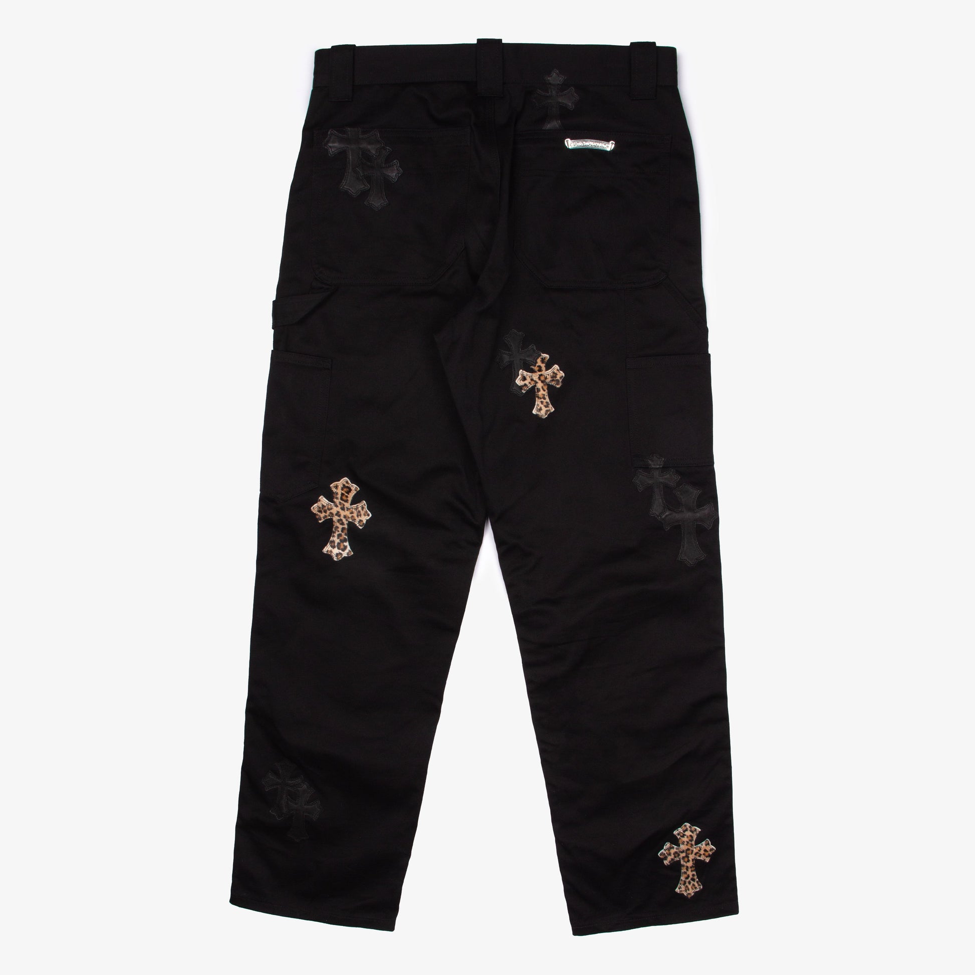 MIXED LEOPARD CROSS PATCH CARPENTER