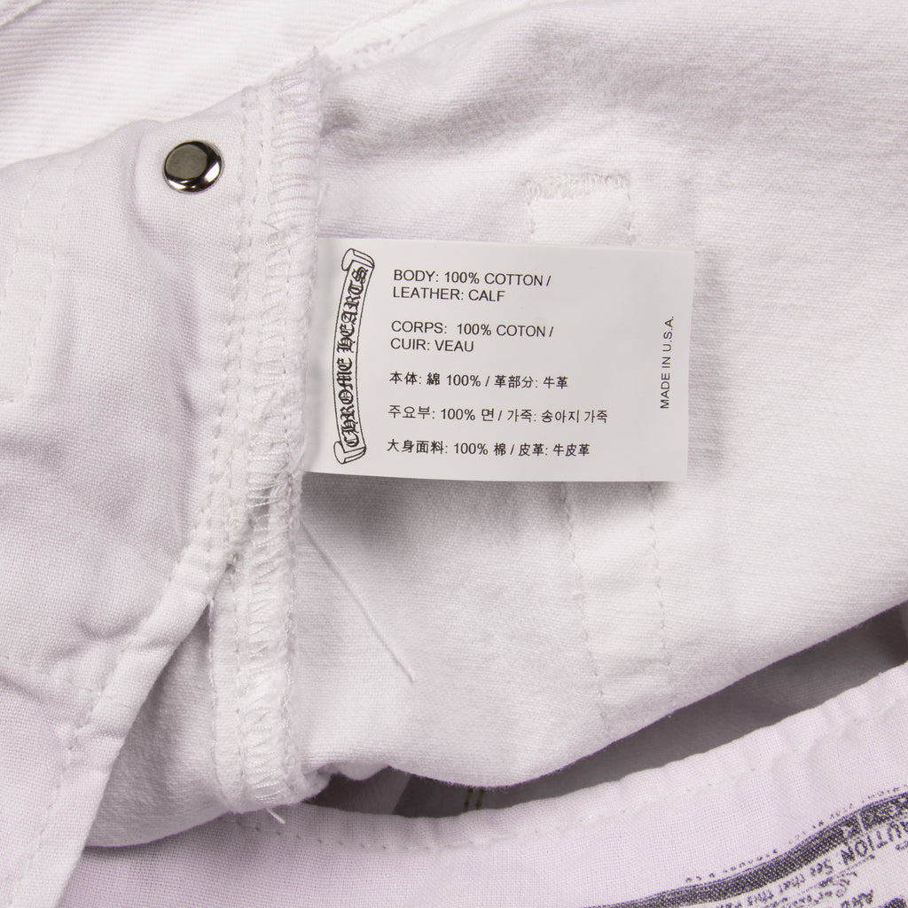 LONDON EXCLUSIVE MIXED CROSS PATCH DENIM