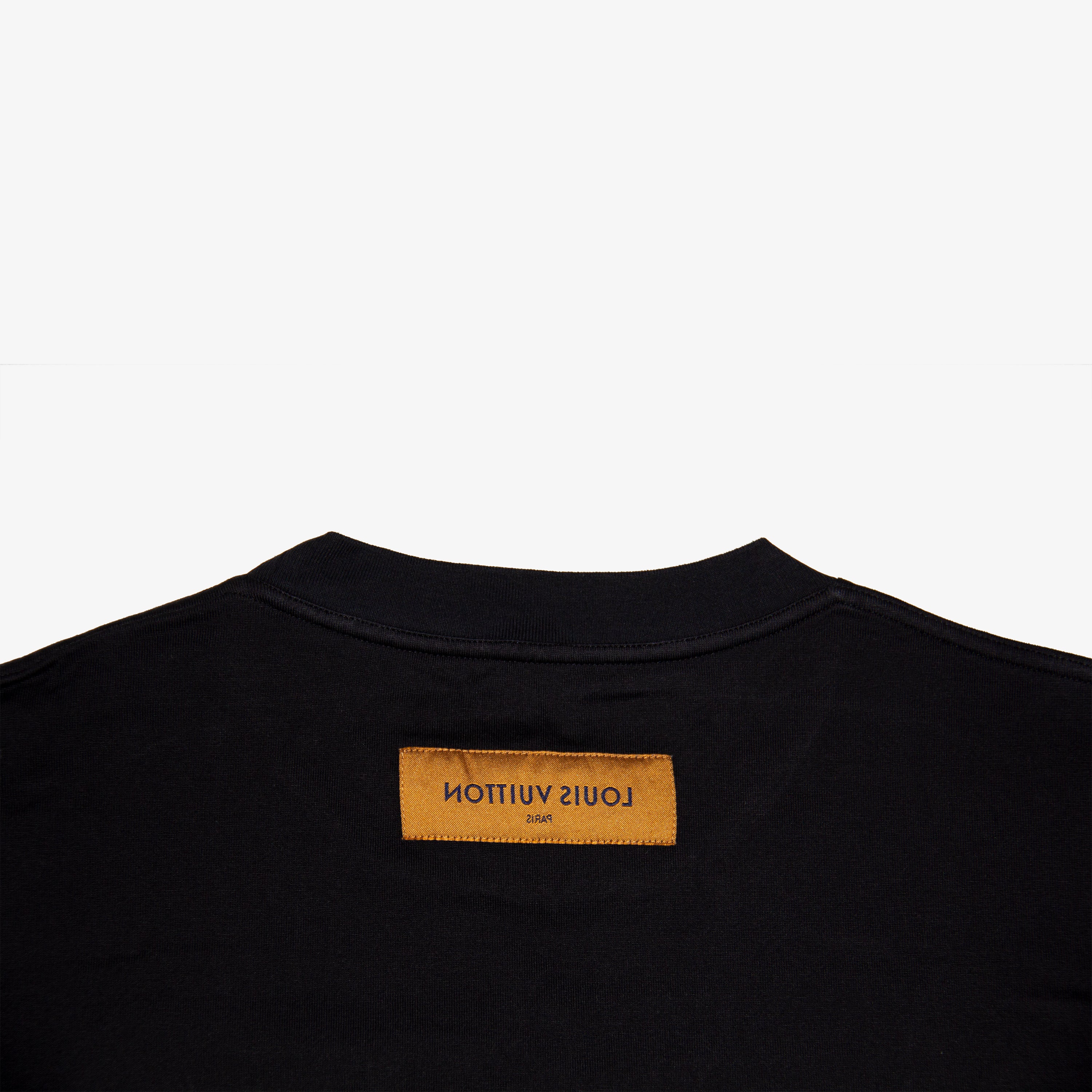 Louis Vuitton Connect the dots stitch print embroidered sweatshirt