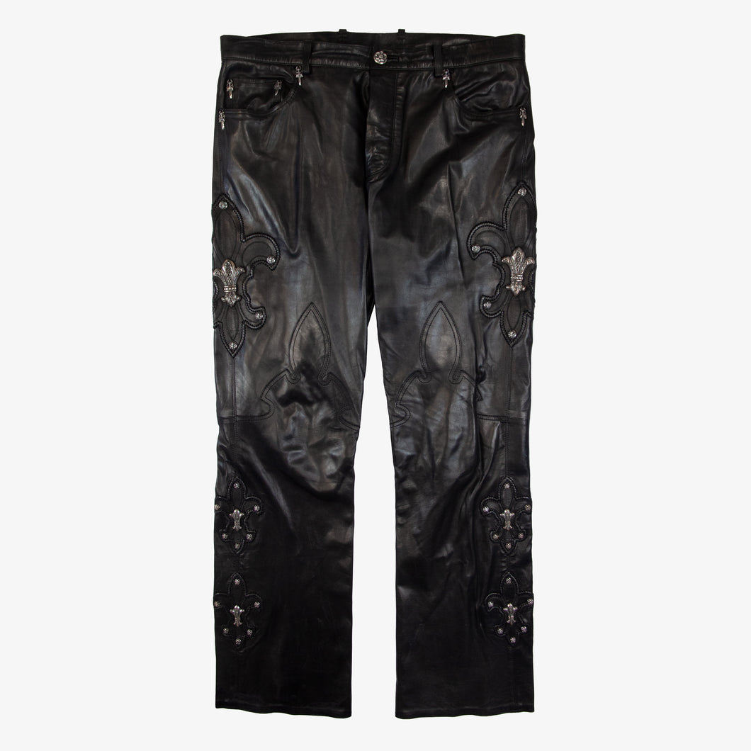 LEATHER LE FLEUR PANT (1/1)