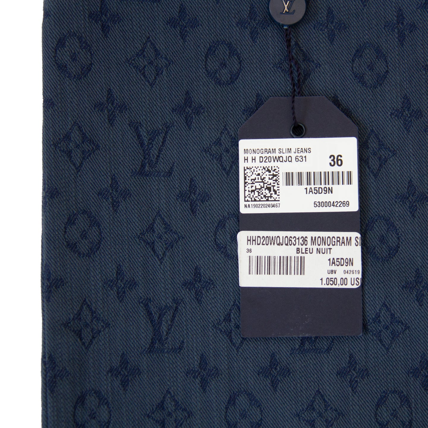Louis Vuitton Monogram Slim Denim Jeans