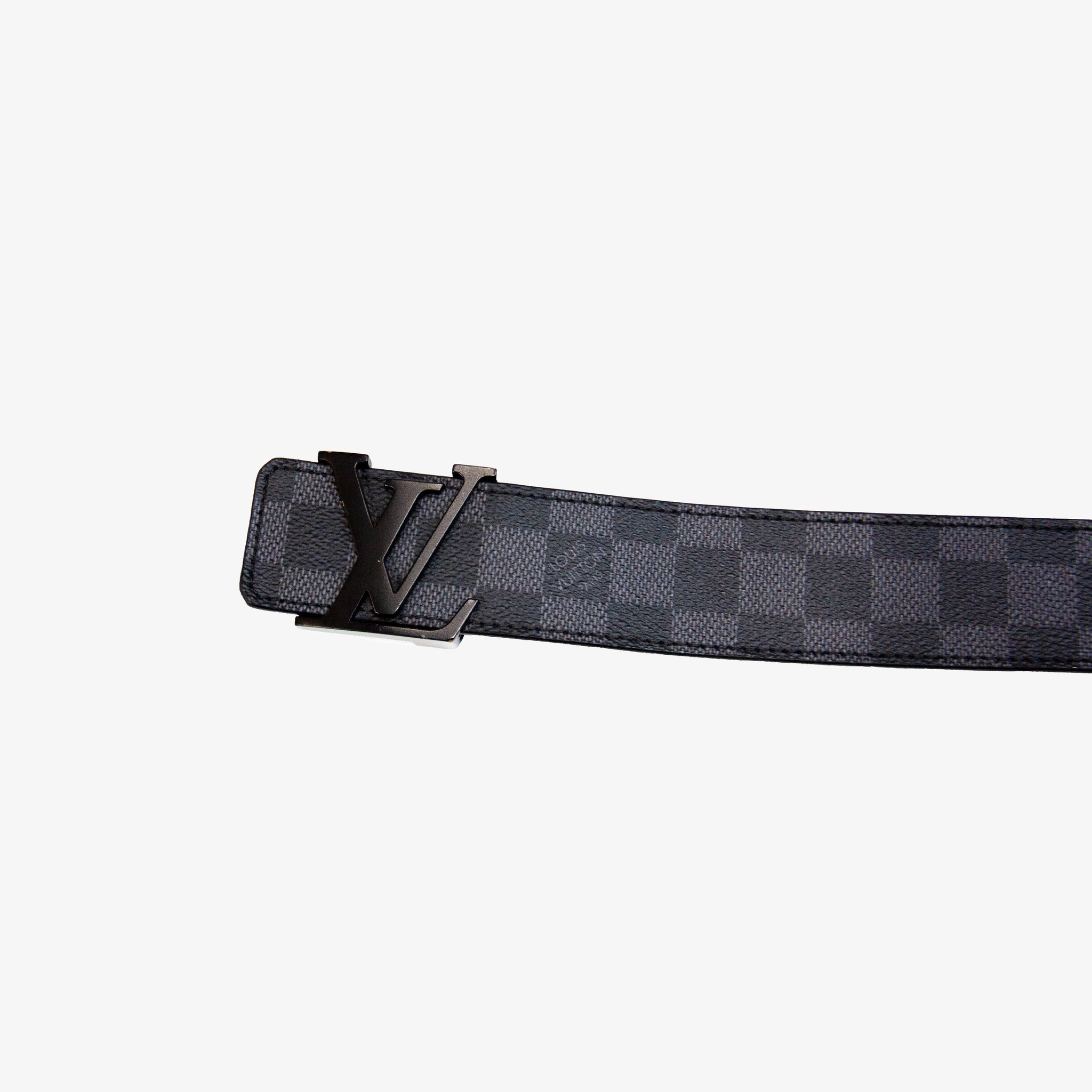 lv damier graphite belt