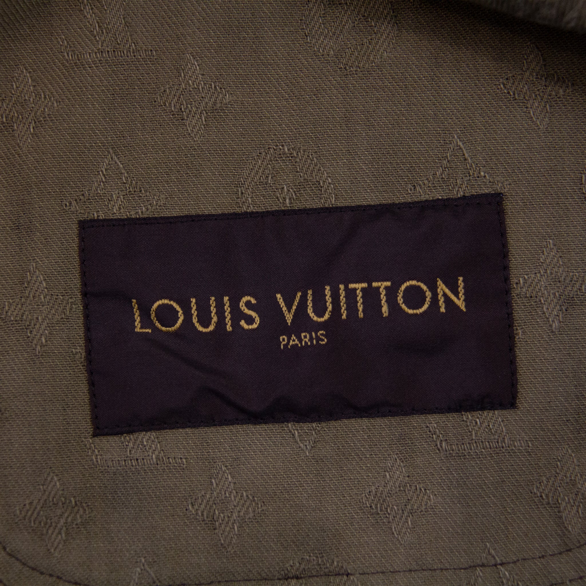 Real Louis Vuitton Scarf Label
