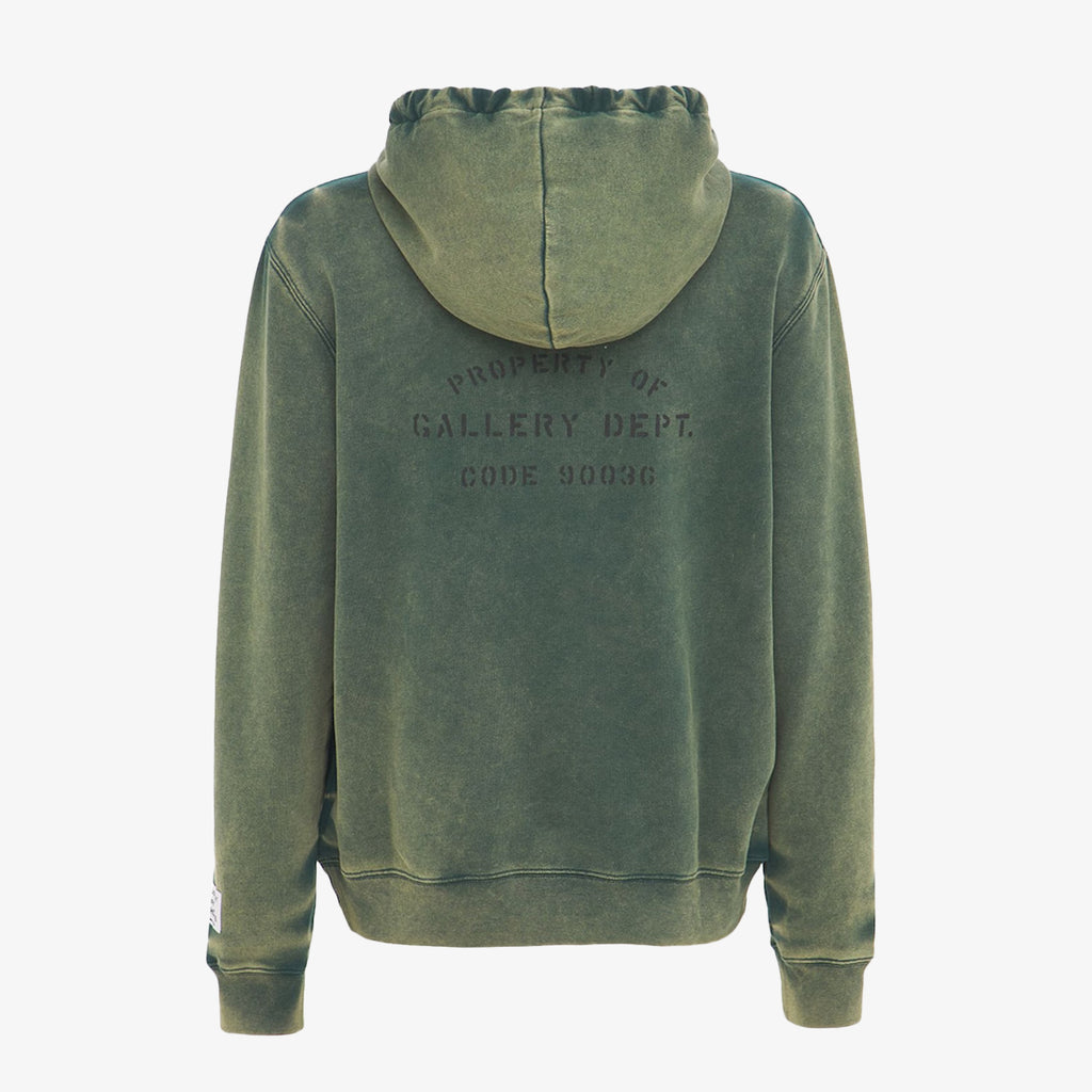 GALLERY DEPT x LANVIN AGED LOGO HOODIE