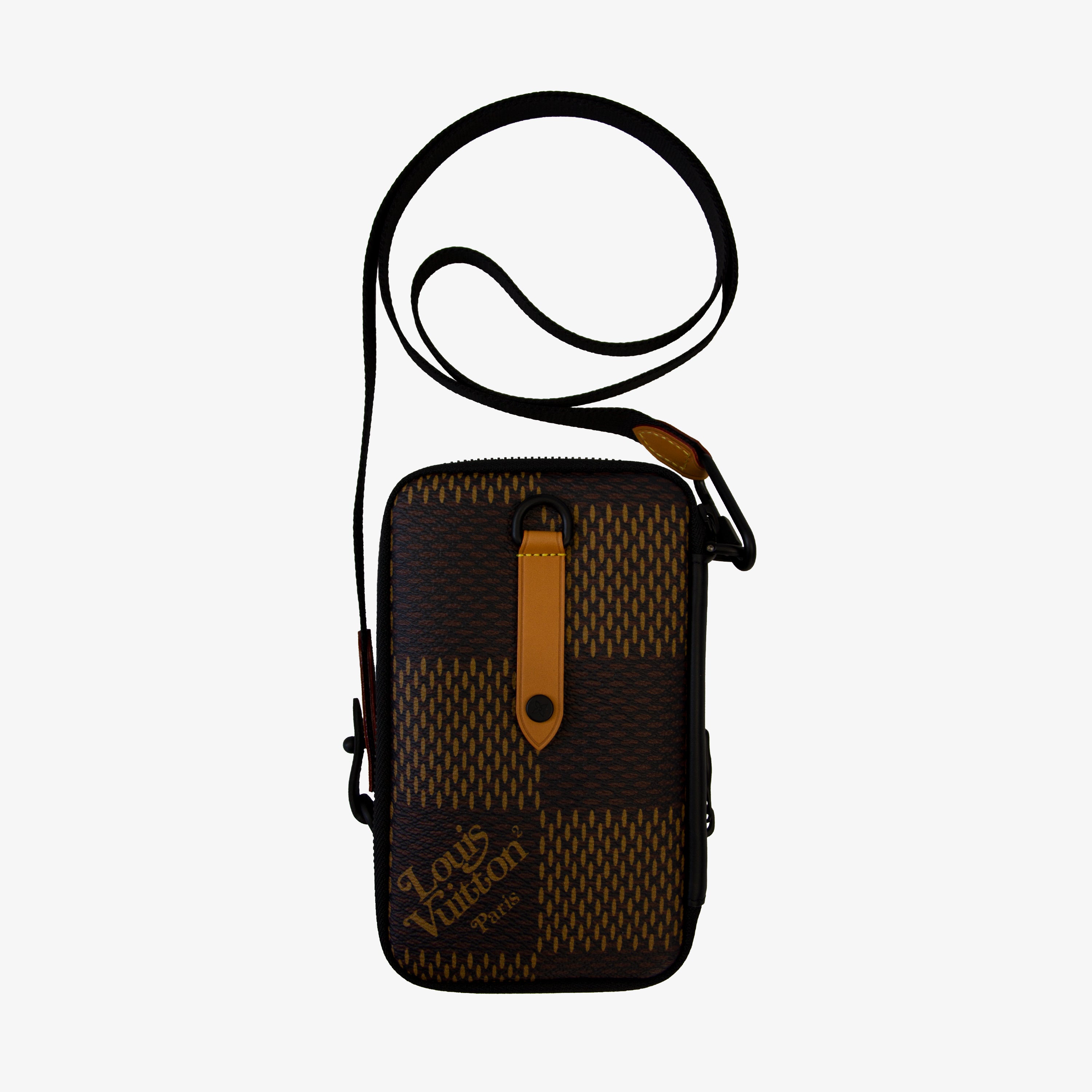 Louis Vuitton Louis Vuitton Monogram Eclipse Double Phone Pouch [OS]