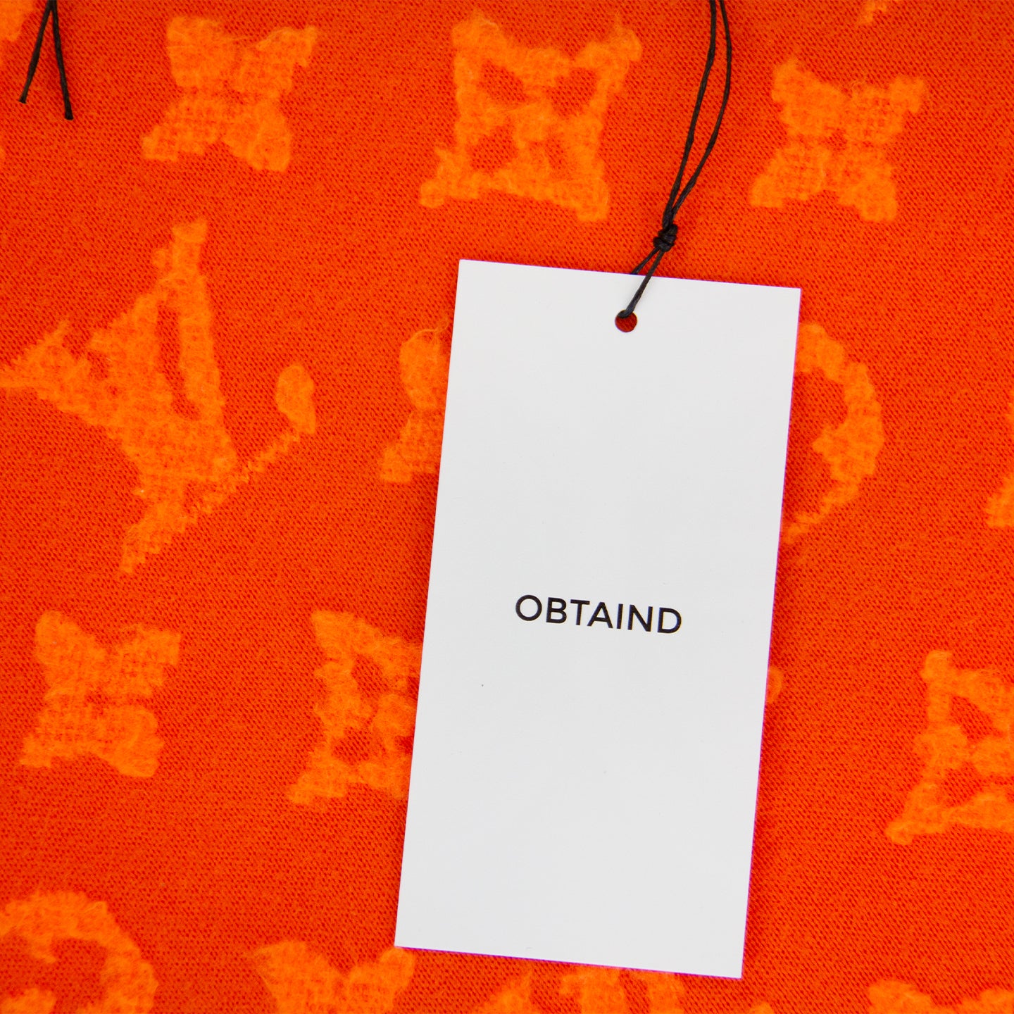 vuitton orange monogram sweater