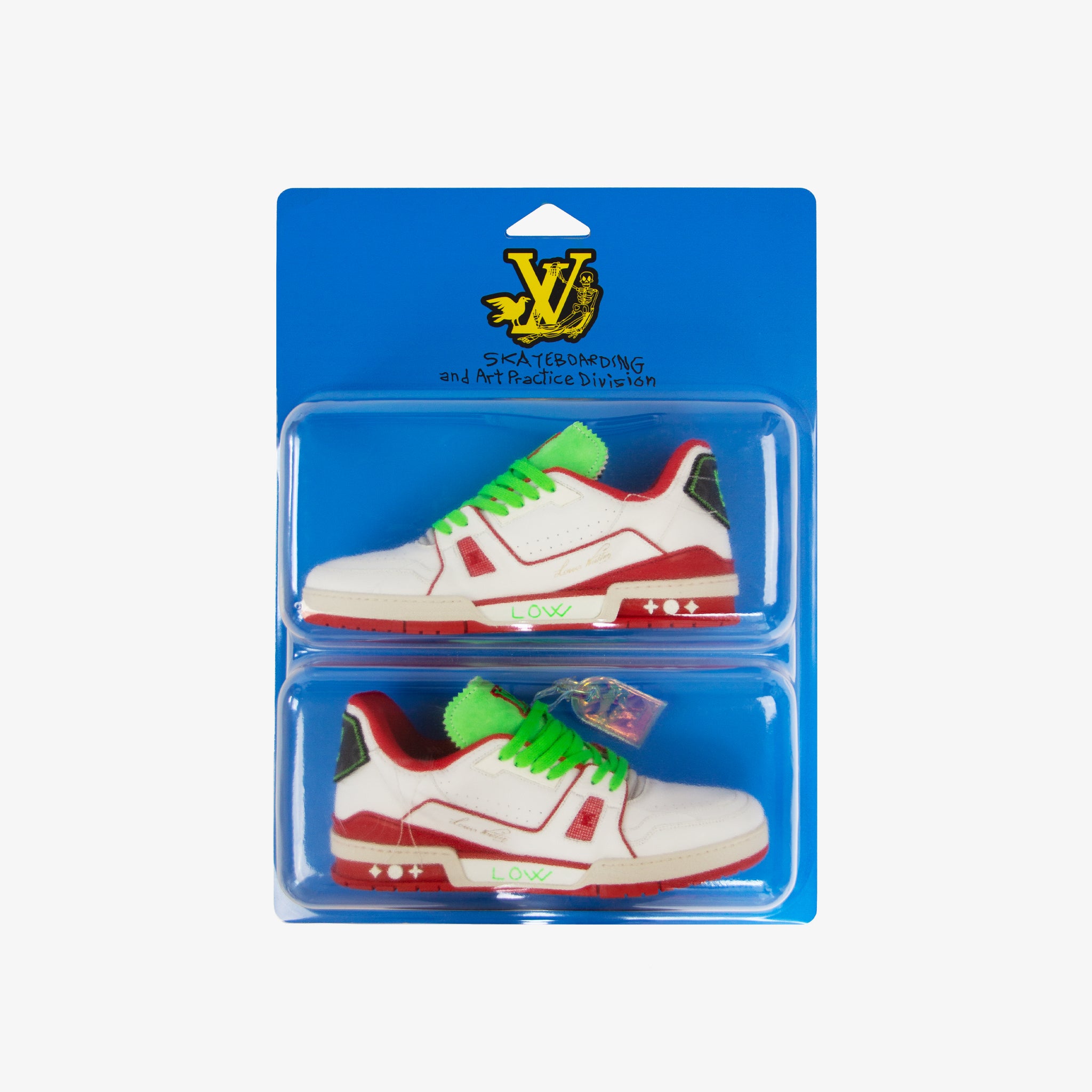 Louis Vuitton LV Trainer Sneaker Green. Size 12.0