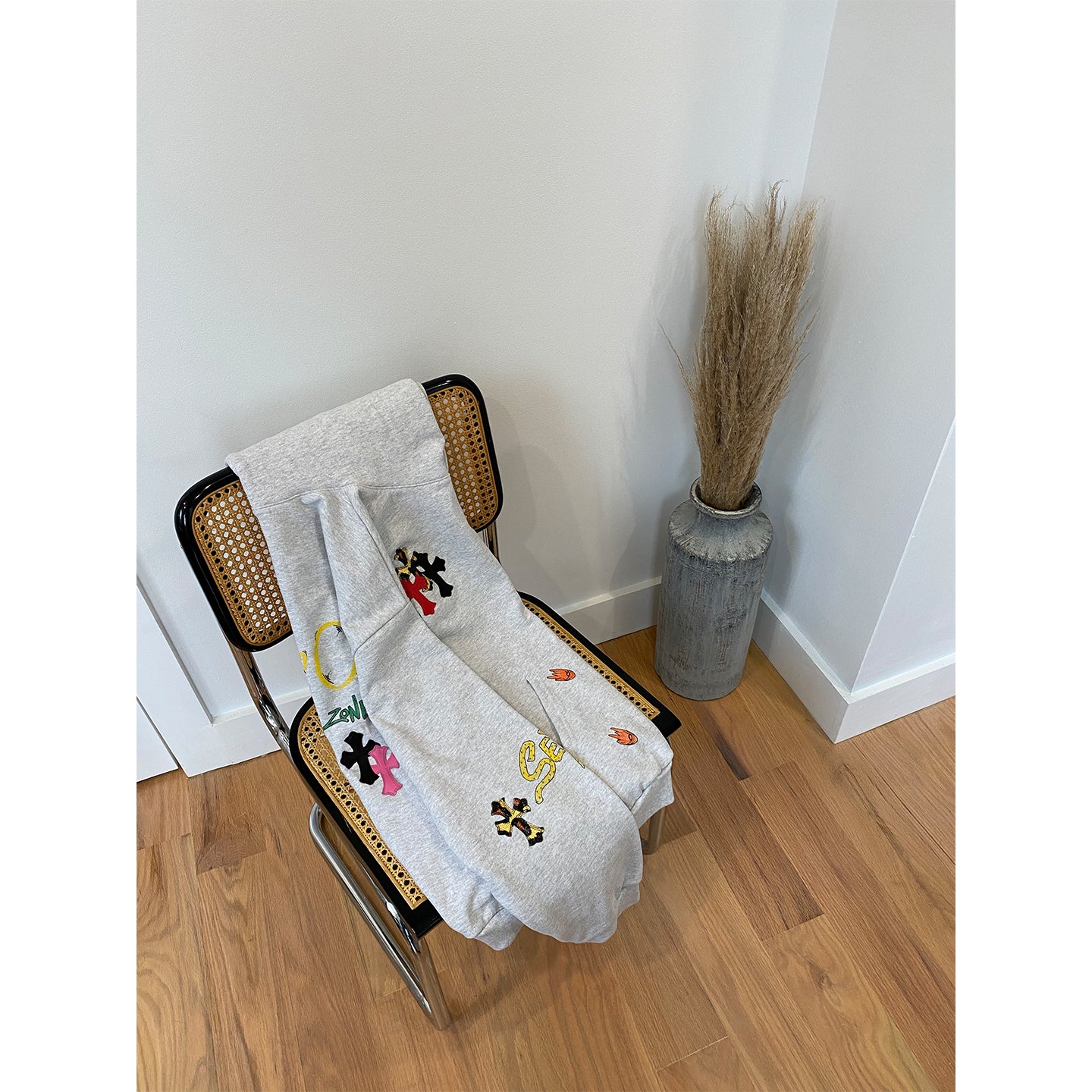 CHROME HEARTS MATTY BOY CROSS PATCH HOODIE