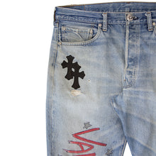 Load image into Gallery viewer, CHROME HEARTS 1/1 MATTY BOY &quot;RED LINE&quot; PATCHWORK DENIM (1/1)