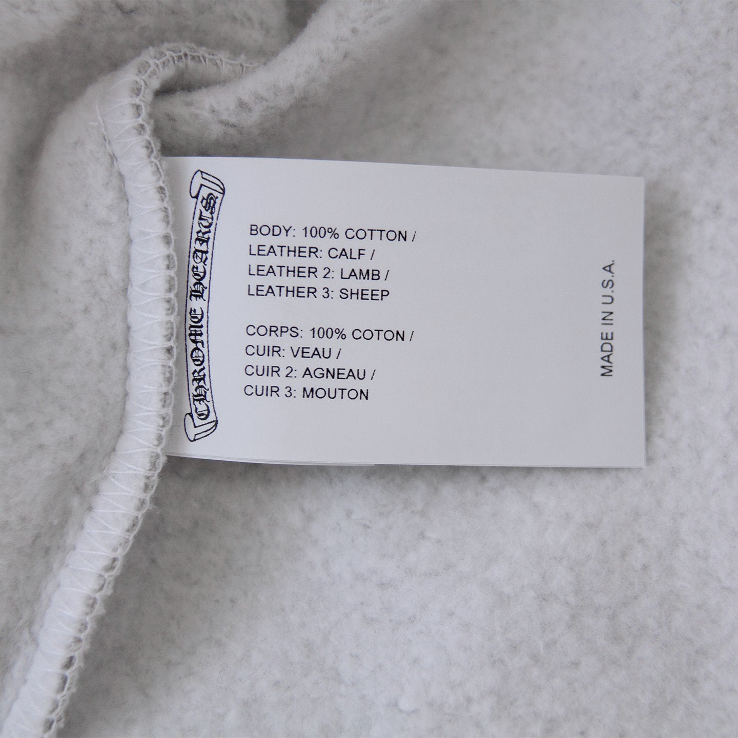 CHROME HEARTS MATTY BOY CROSS PATCH HOODIE (1/1)