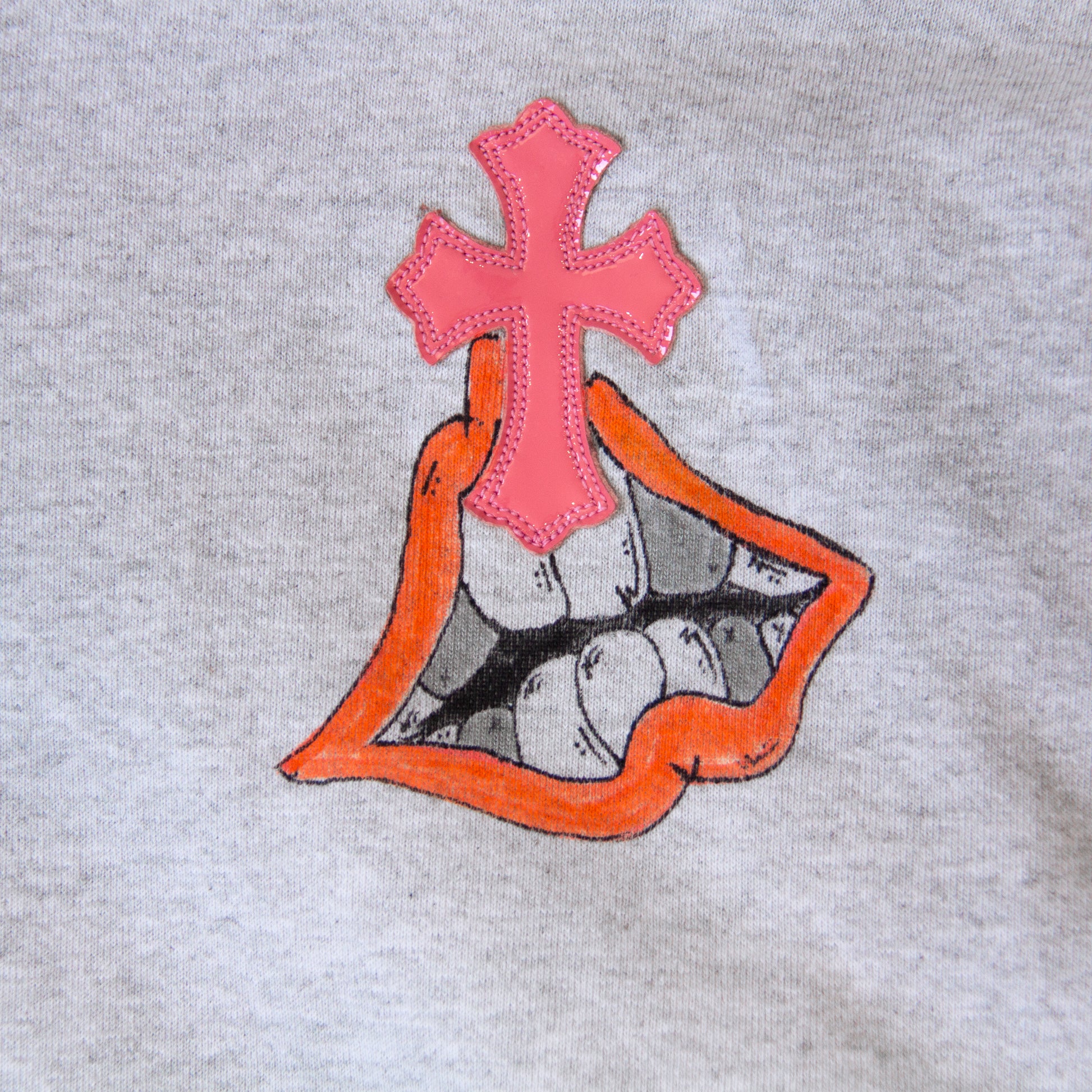 CHROME HEARTS MATTY BOY CROSS PATCH HOODIE (1/1)