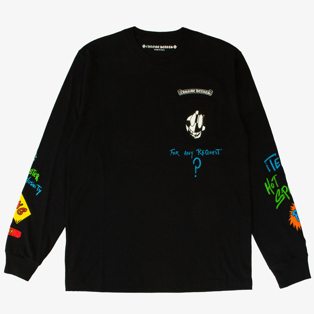 CHROME HEARTS NYFW SEX RECORDS LS TEE