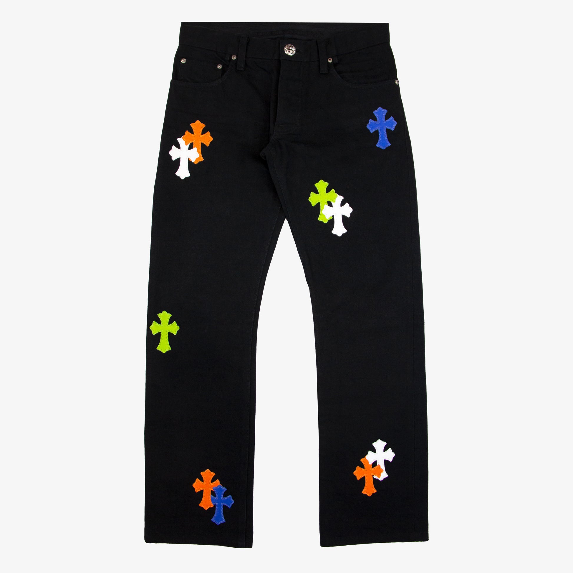 MULTI COLOR CROSS PATCH DENIM (1/1)