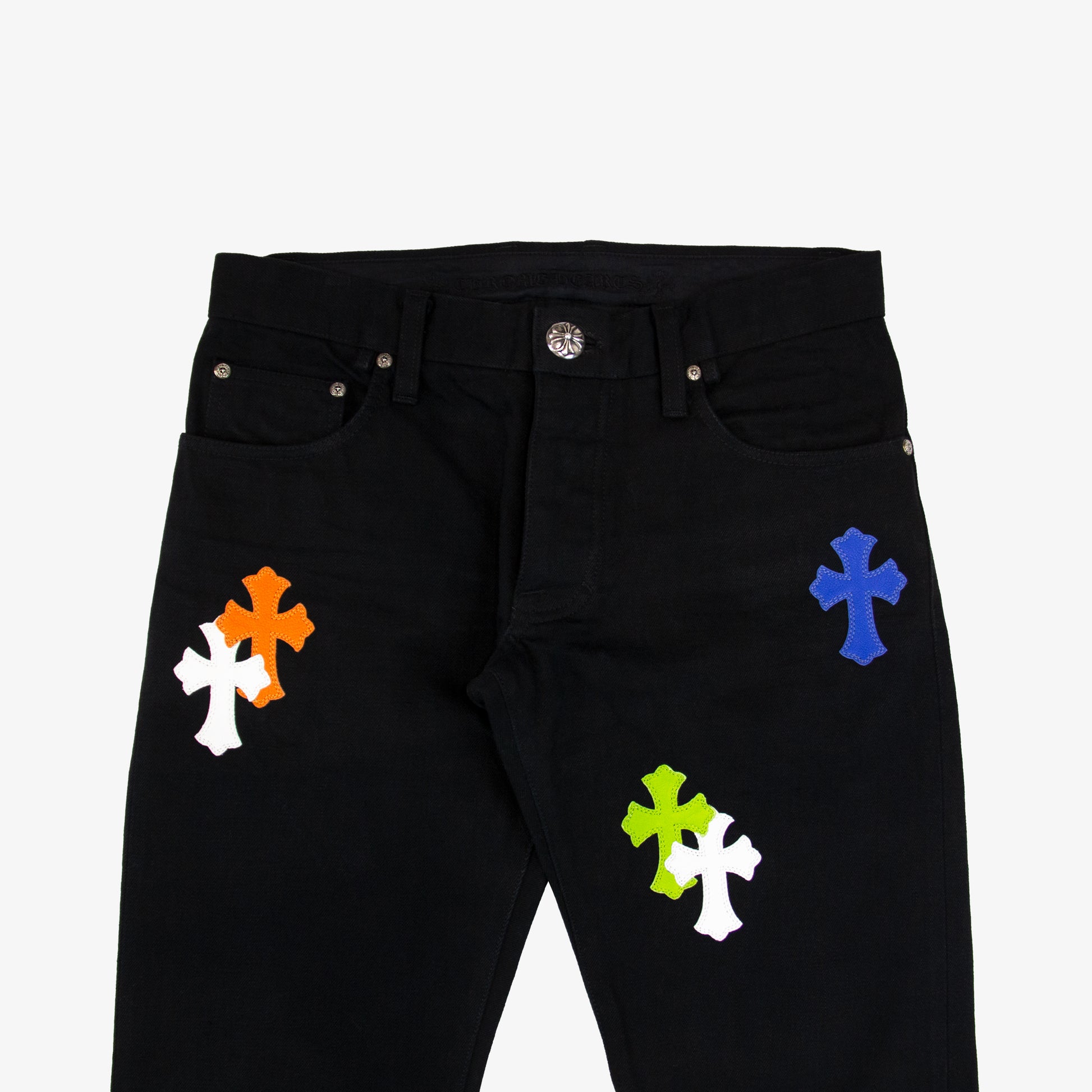 MULTI COLOR CROSS PATCH DENIM (1/1)