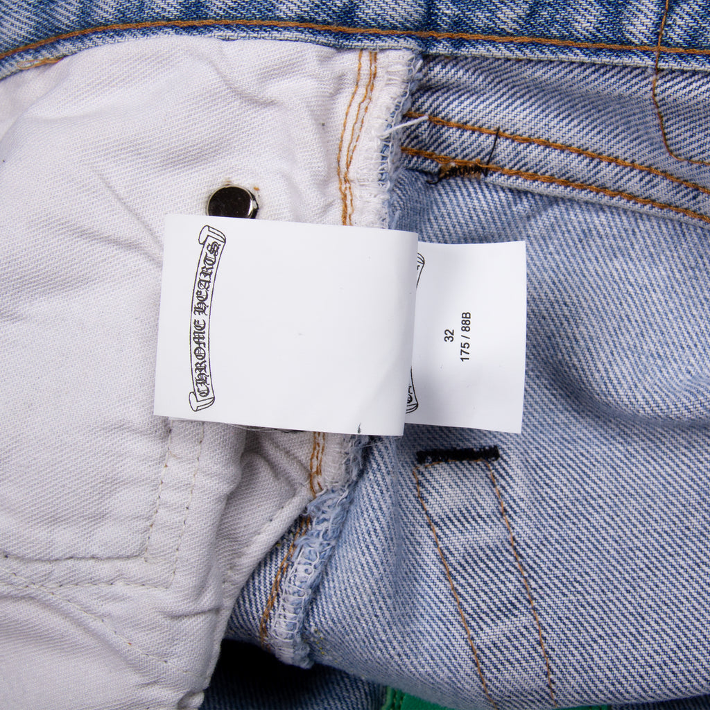 MULTI COLOR CROSS PATCH DENIM 1/1