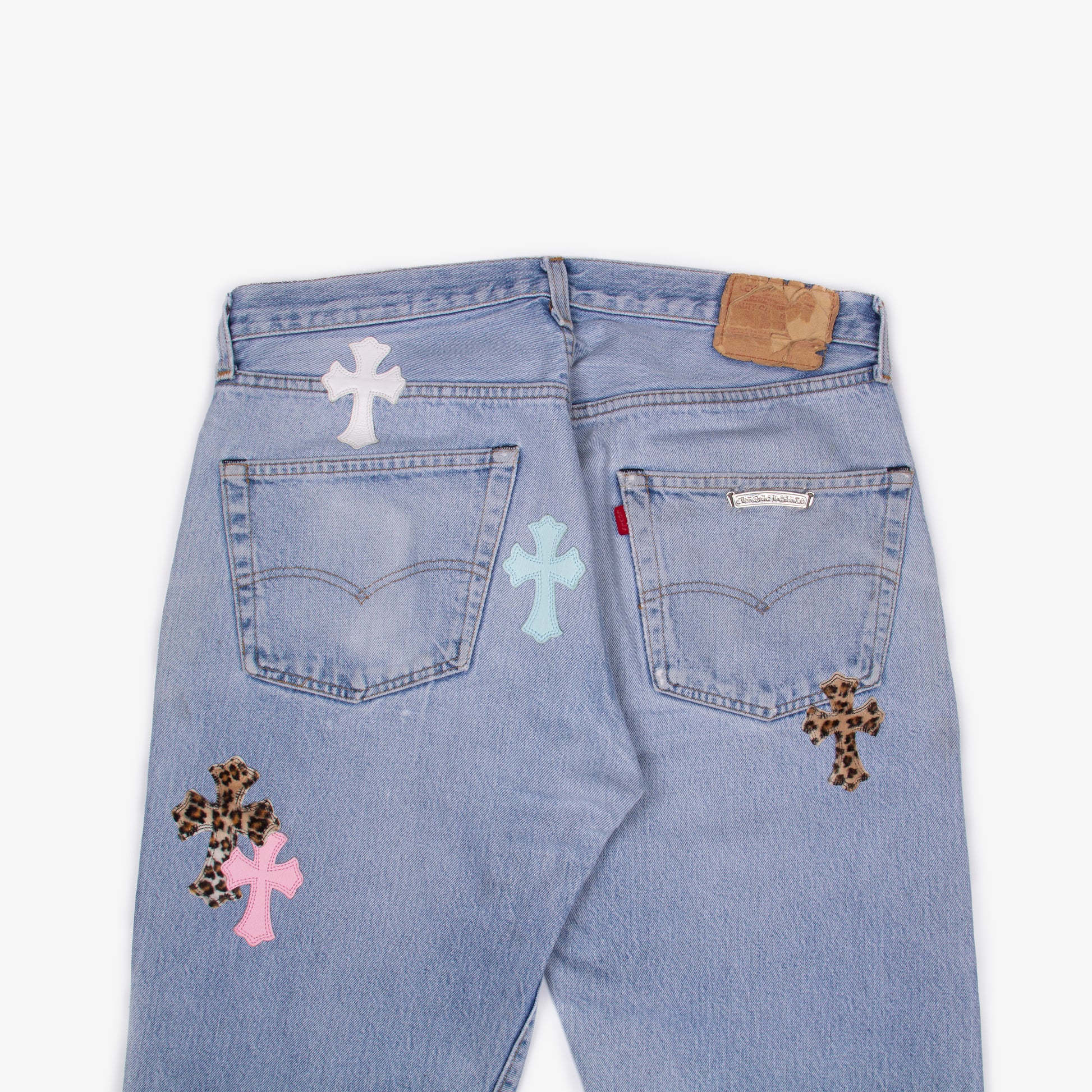 MULTI COLOR CROSS PATCH DENIM 1/1