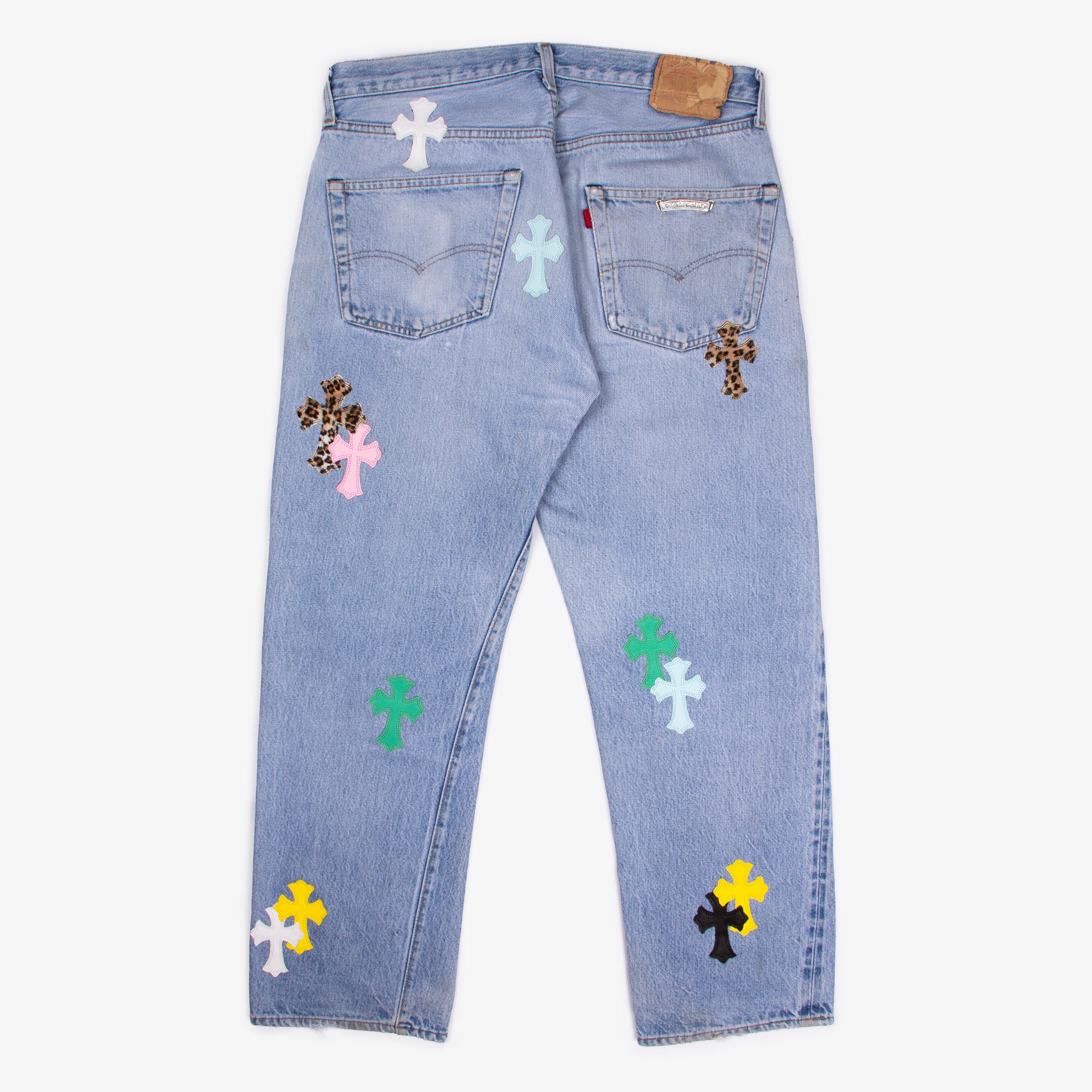 MULTI COLOR CROSS PATCH DENIM 1/1
