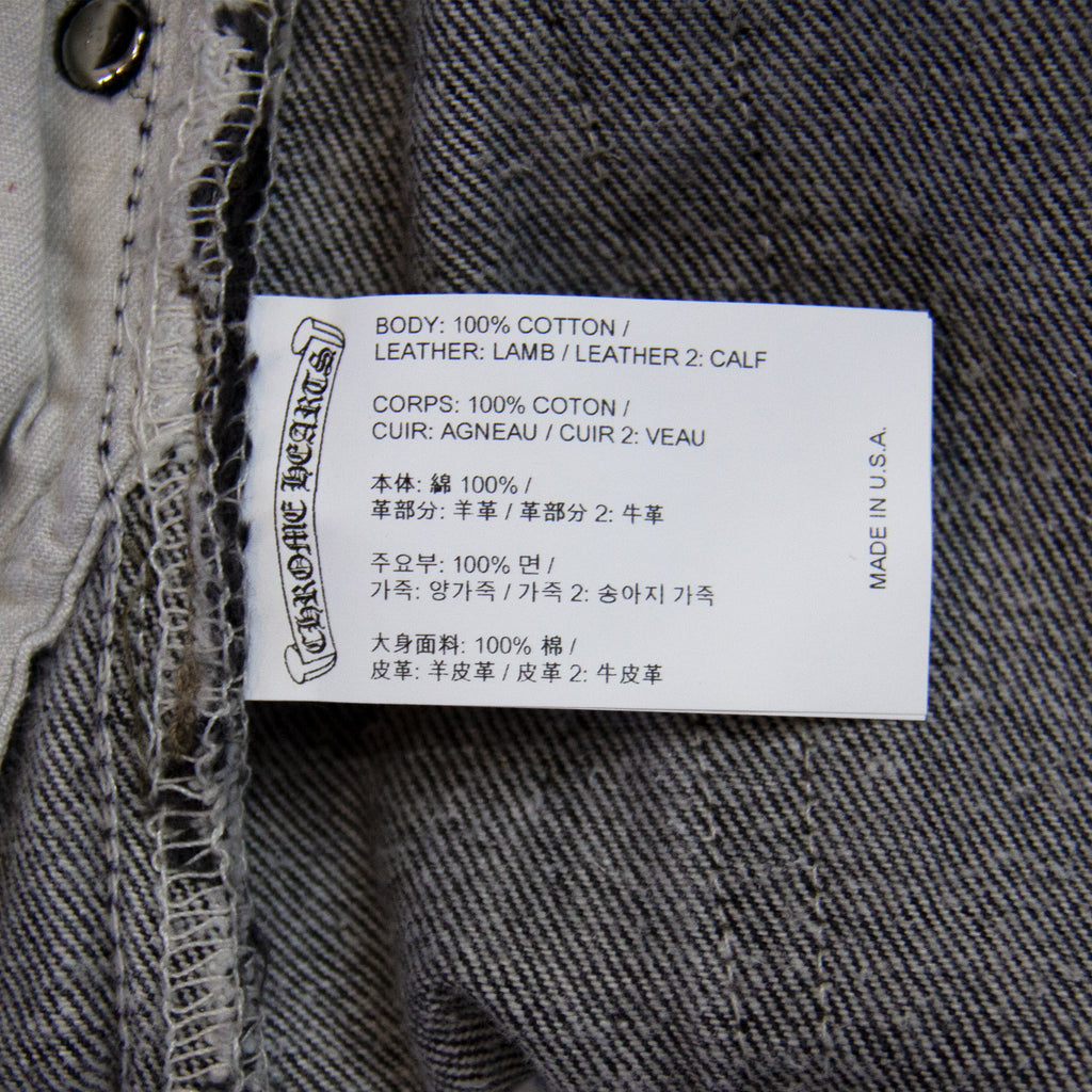 MULTI COLOR CROSS PATCH DENIM