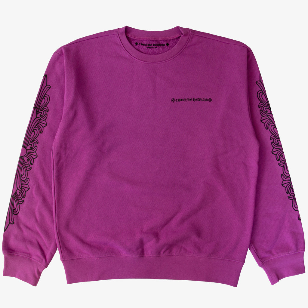 CHROME HEARTS MATTY BOY SPIDER WEB CREWNECK