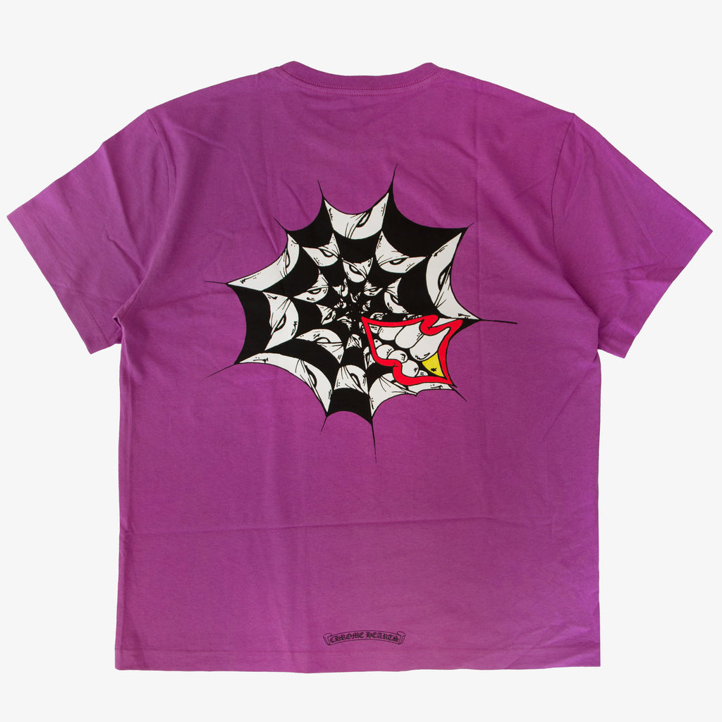 CHROME HEARTS MATTY BOY SPIDER WEB TEE