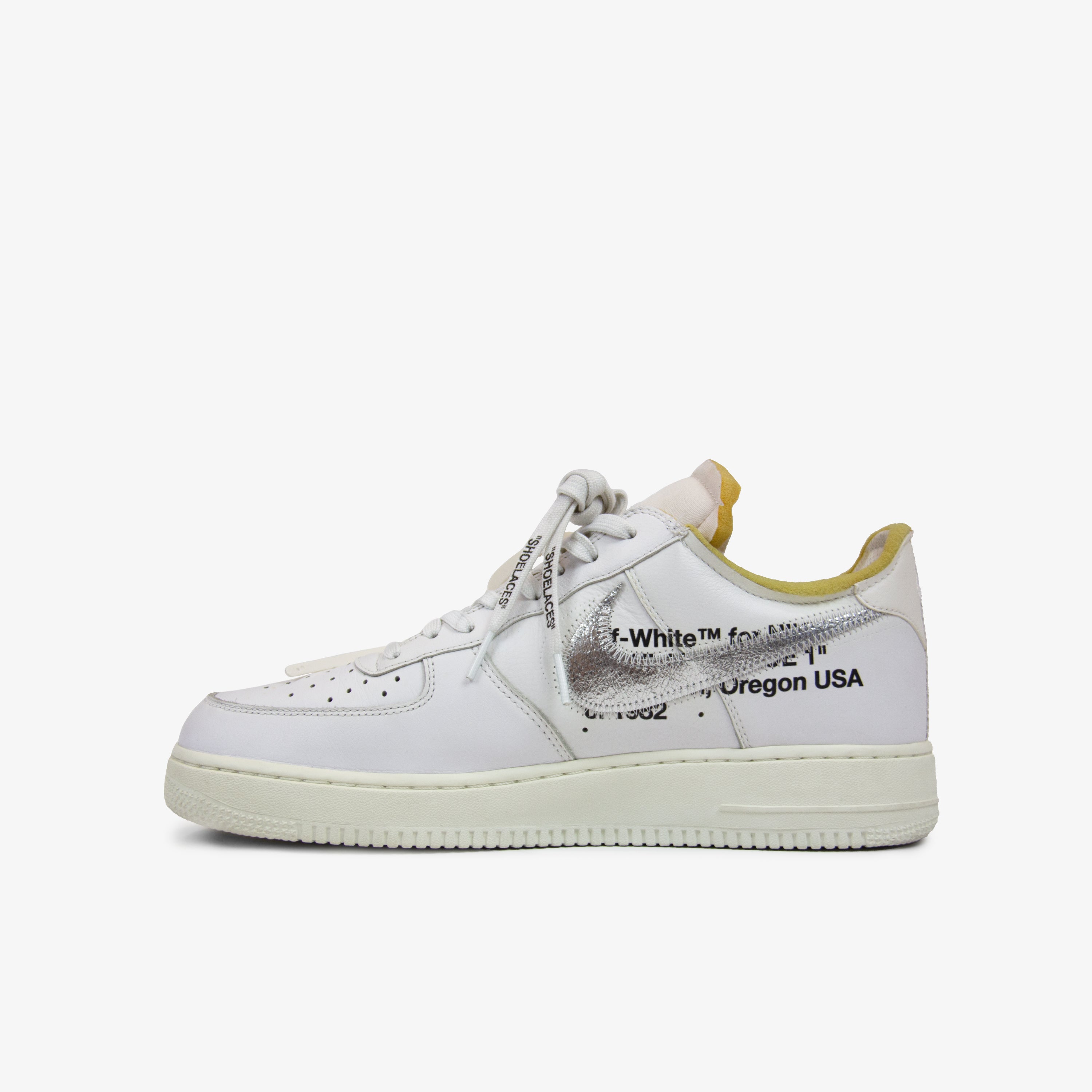 OFF-WHITE NIKE AIR FORCE 1 '07 WHITE (COMPLEX CON)