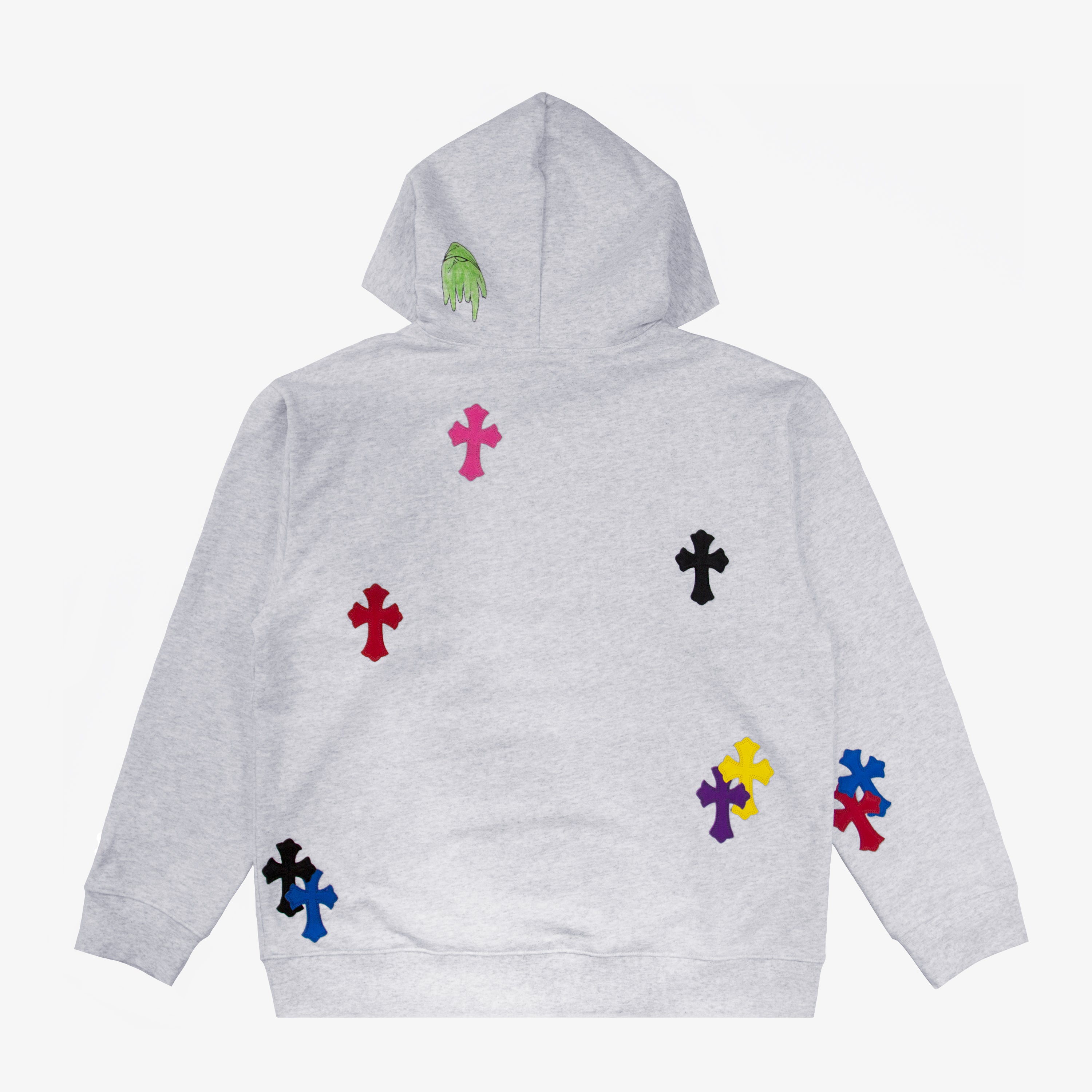 CHROME HEARTS MATTY BOY CROSS PATCH HOODIE (1/1)