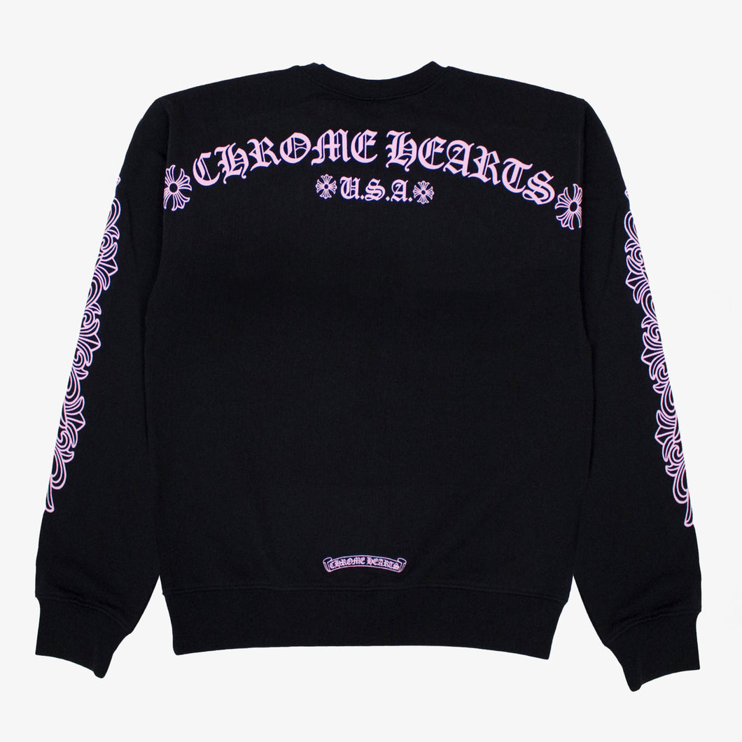 CHROME HEARTS PINK PPO CREWNECK SWEATSHIRT