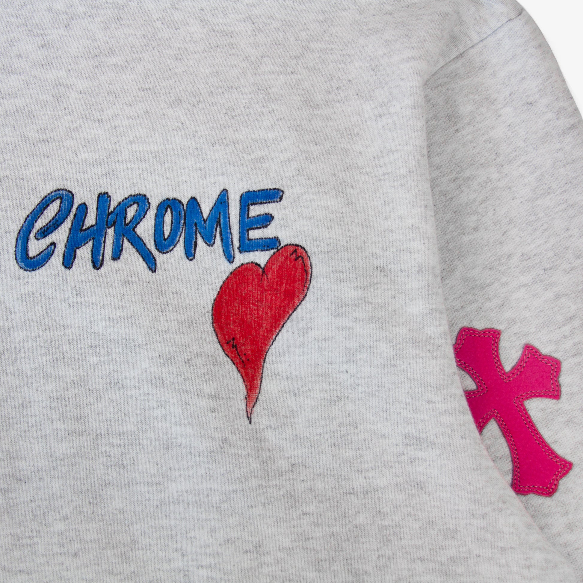 CHROME HEARTS MATTY BOY CROSS PATCH HOODIE (1/1)