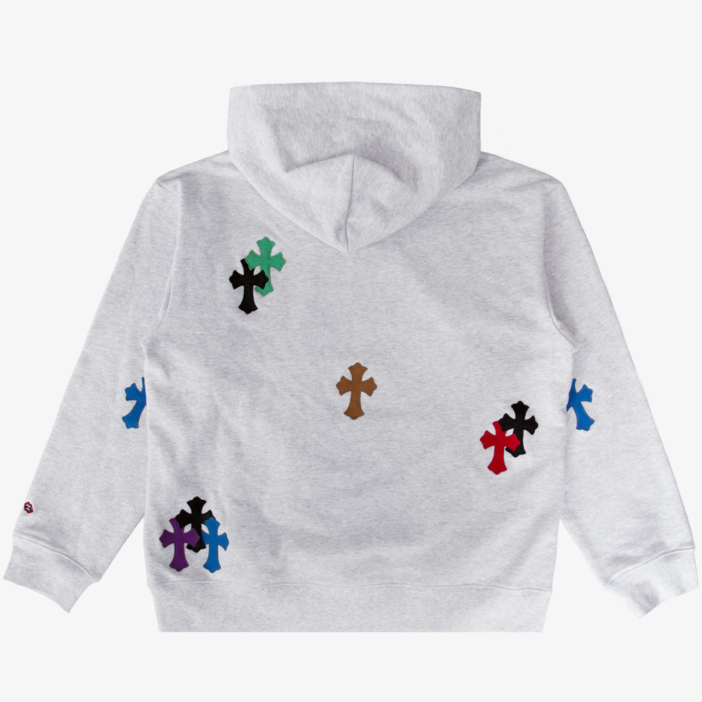 CHROME HEARTS MATTY BOY CROSS PATCH HOODIE (1/1)