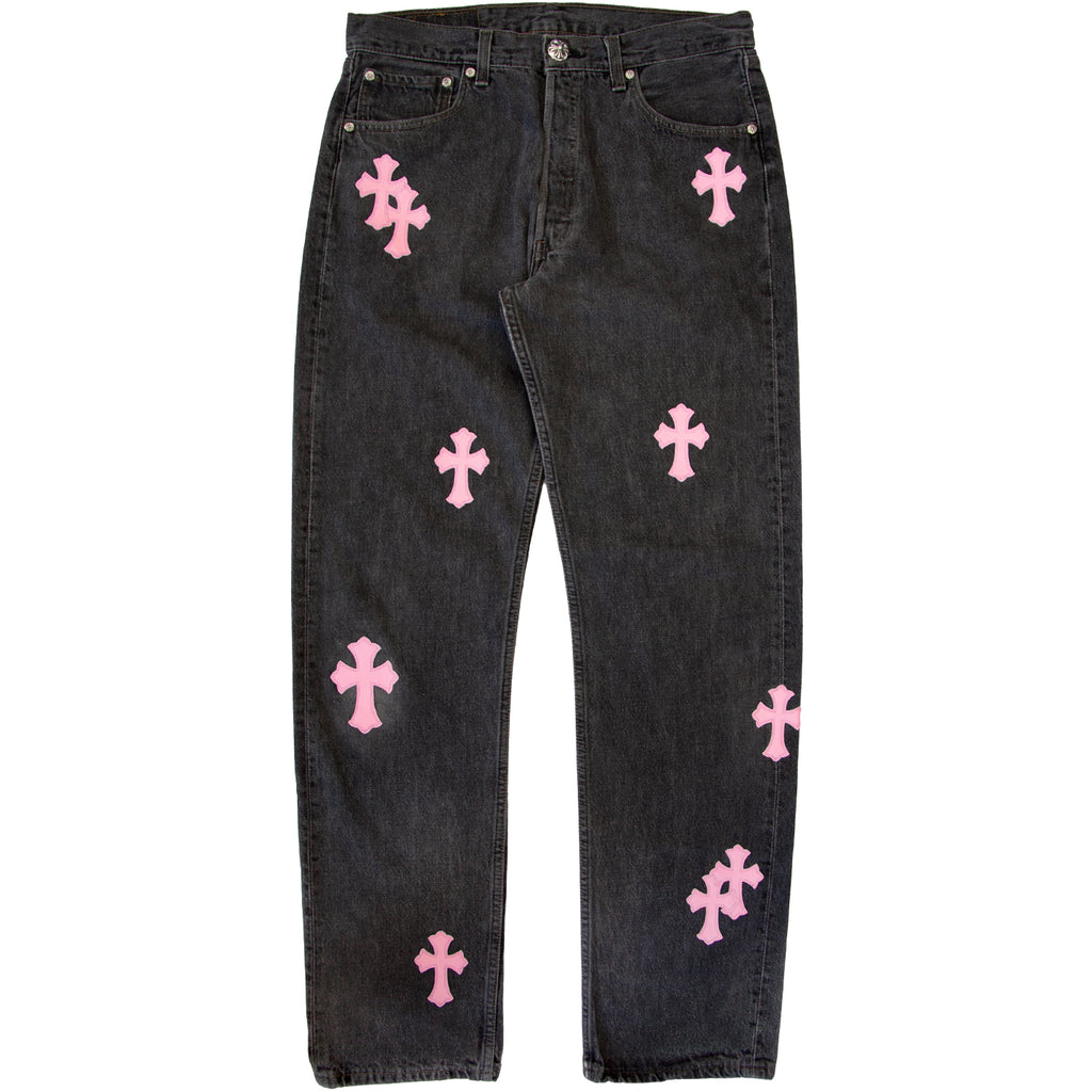 CHROME HEARTS 1/1 COMMISSIONED PATCHWORK DENIM