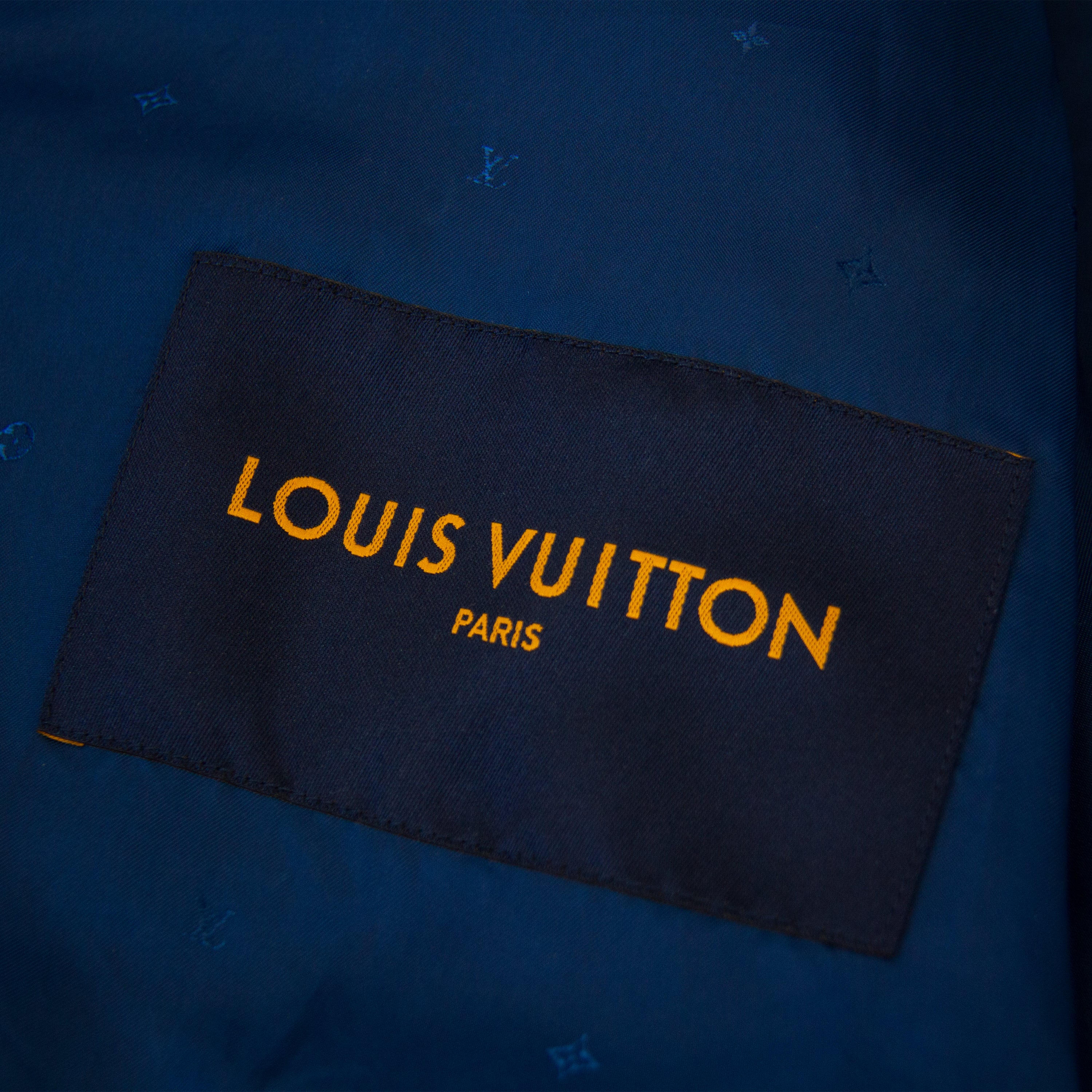 Louis Vuitton - Authenticated Coat - Wool Blue Plain for Women, Very Good Condition