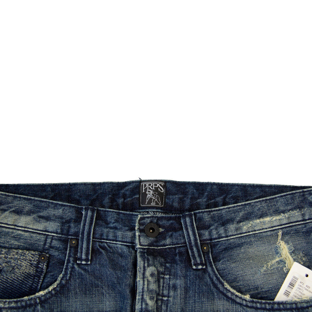 PRPS DISTRESSED INDIGO DENIM