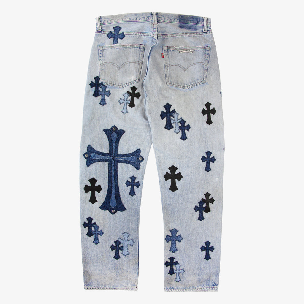 CHROME HEARTS MATTY BOY "PATCHES ON PATCHES" DENIM (1/1)