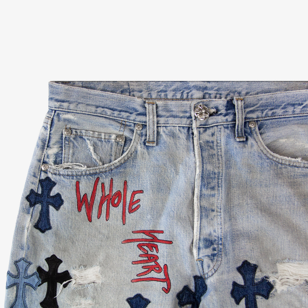 CHROME HEARTS MATTY BOY "PATCHES ON PATCHES" DENIM (1/1)