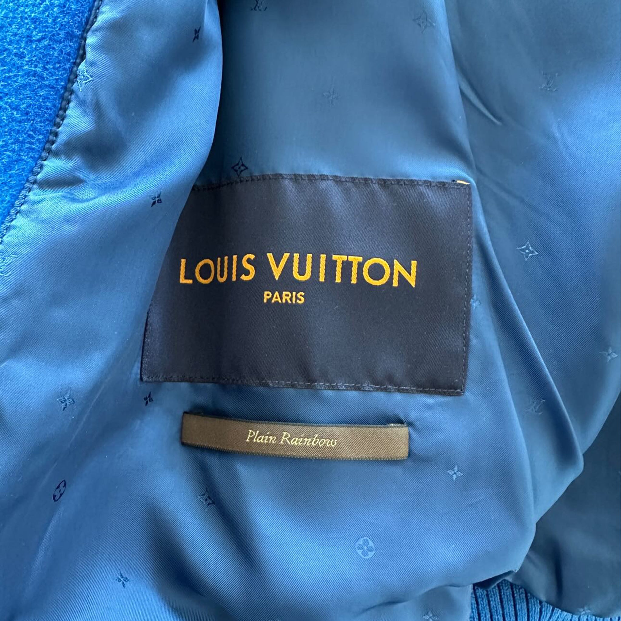 Pre-owned Louis Vuitton 'wizard Of Oz' Rainbow Varsity Jacket In