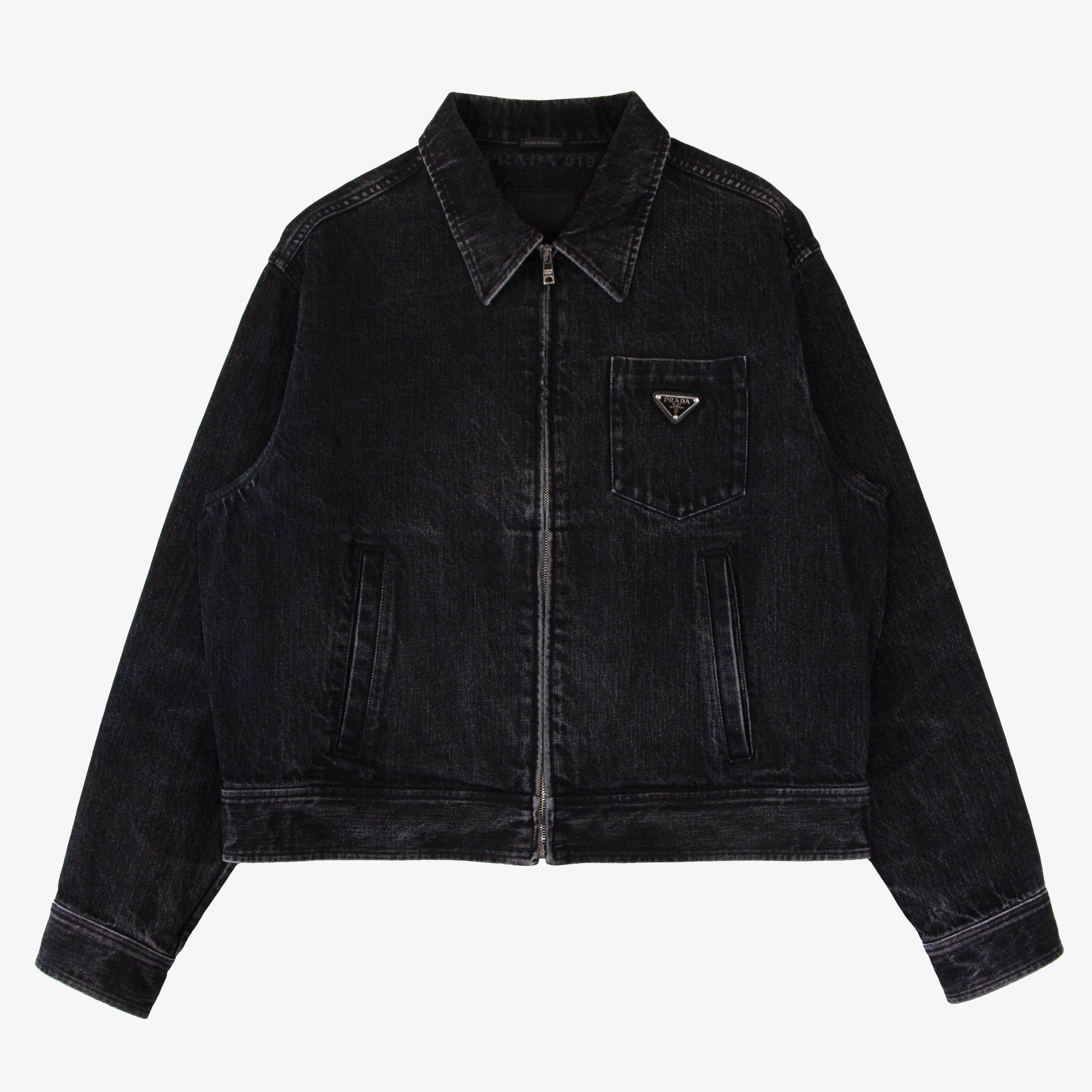 PRADA archive 2000's  black denim jacket