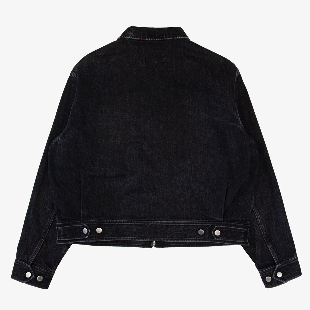 PRADA AW19 VINTAGE DENIM ZIP JACKET